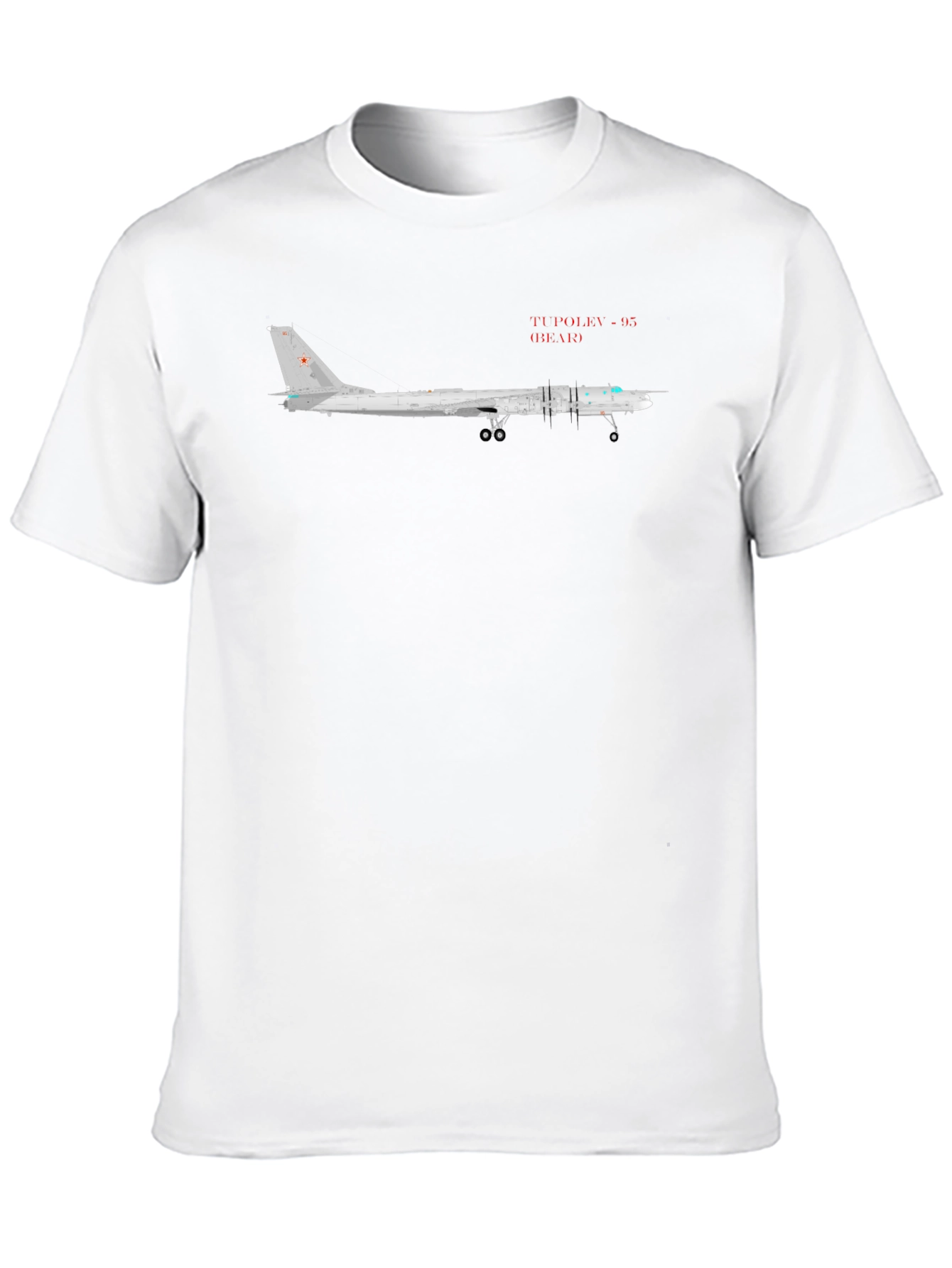 Tu-95 Bear Graphic T-Shirt - Aviation Tee