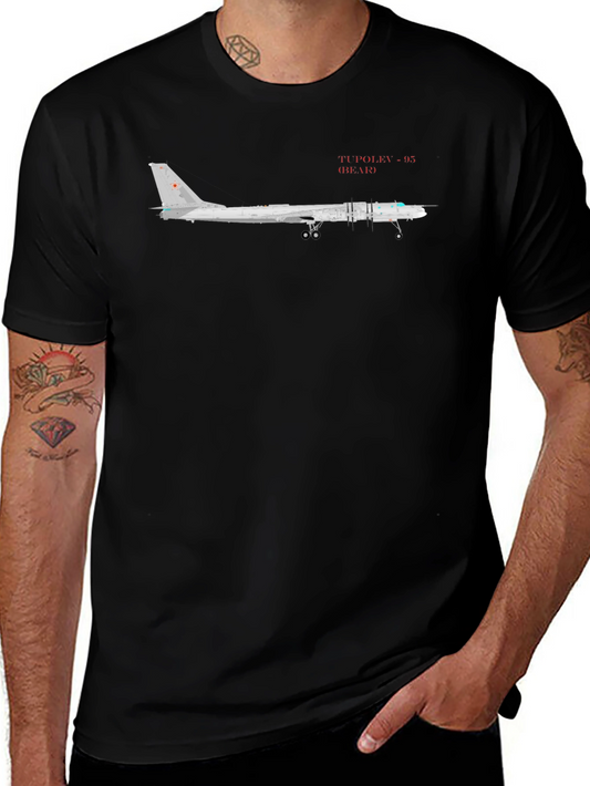 Tu-95 Bear Graphic T-Shirt - Aviation Tee