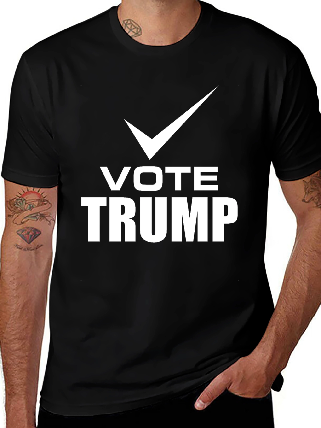 Vote Trump Graphic Tee - Patriotic Election T-Shirt