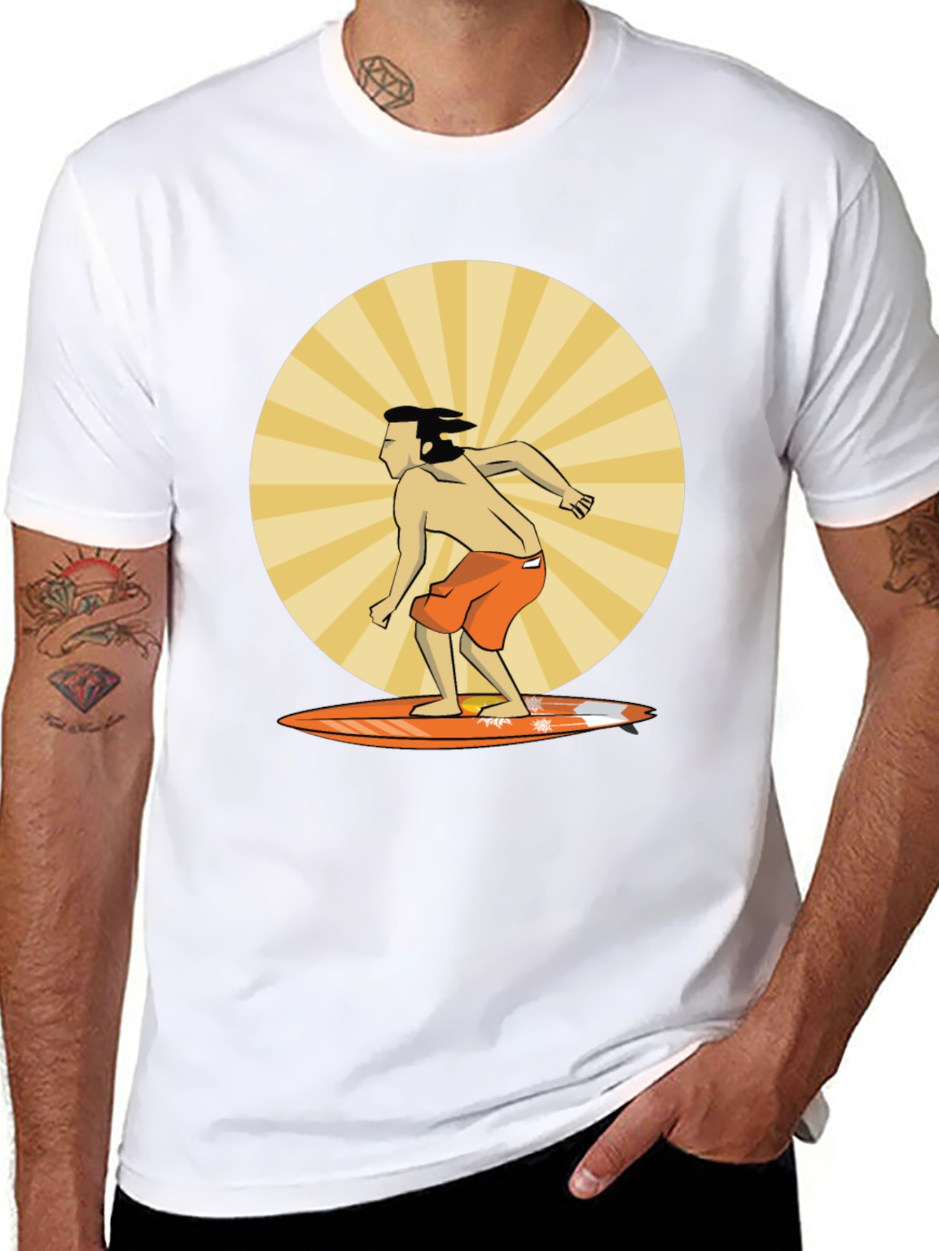 Surfer Graphic Tee - Cool Casual Comfort