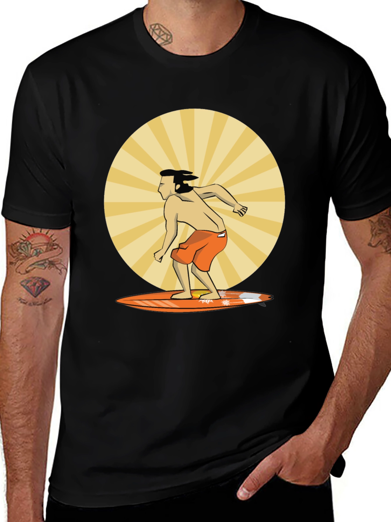 Surfer Graphic Tee - Cool Casual Comfort
