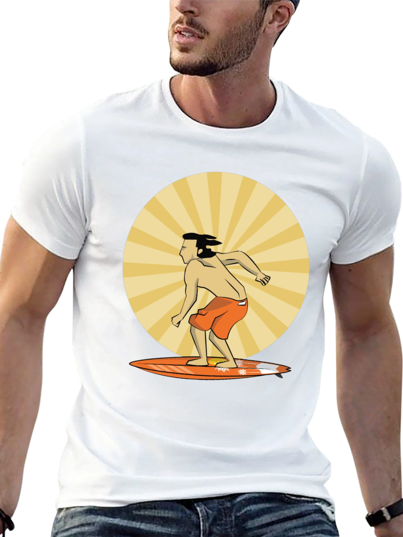 Surfer Graphic Tee - Cool Casual Comfort