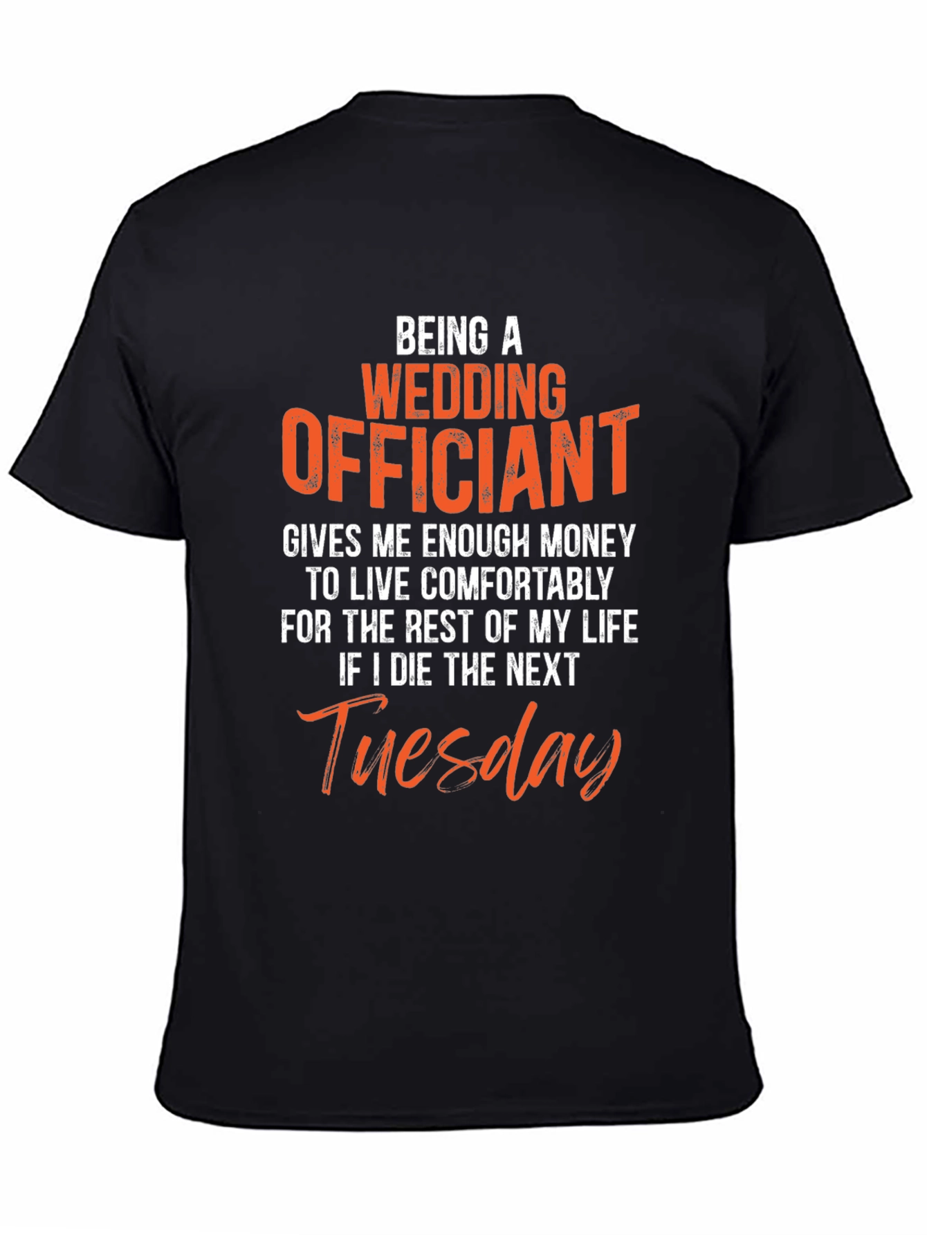 Wedding Officiant T-Shirt - Humorous Gift