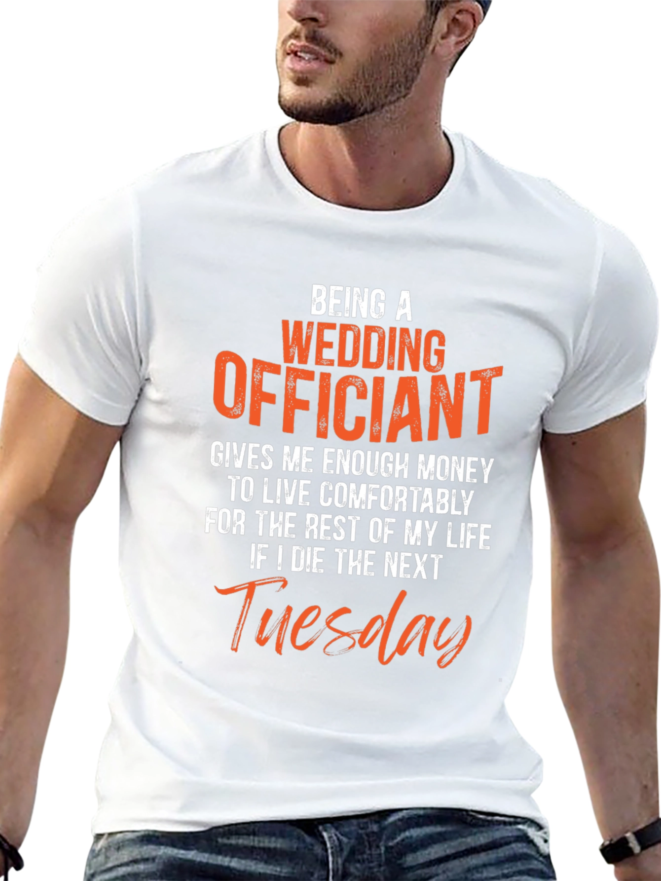 Wedding Officiant T-Shirt - Humorous Gift