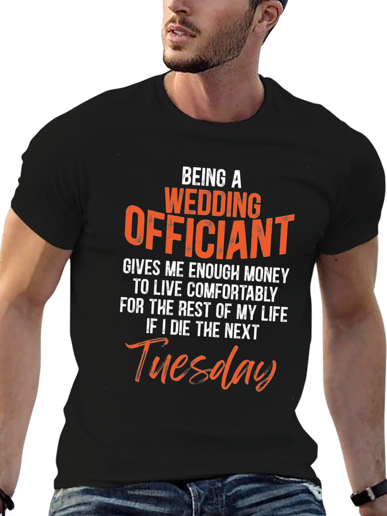 Wedding Officiant T-Shirt - Humorous Gift