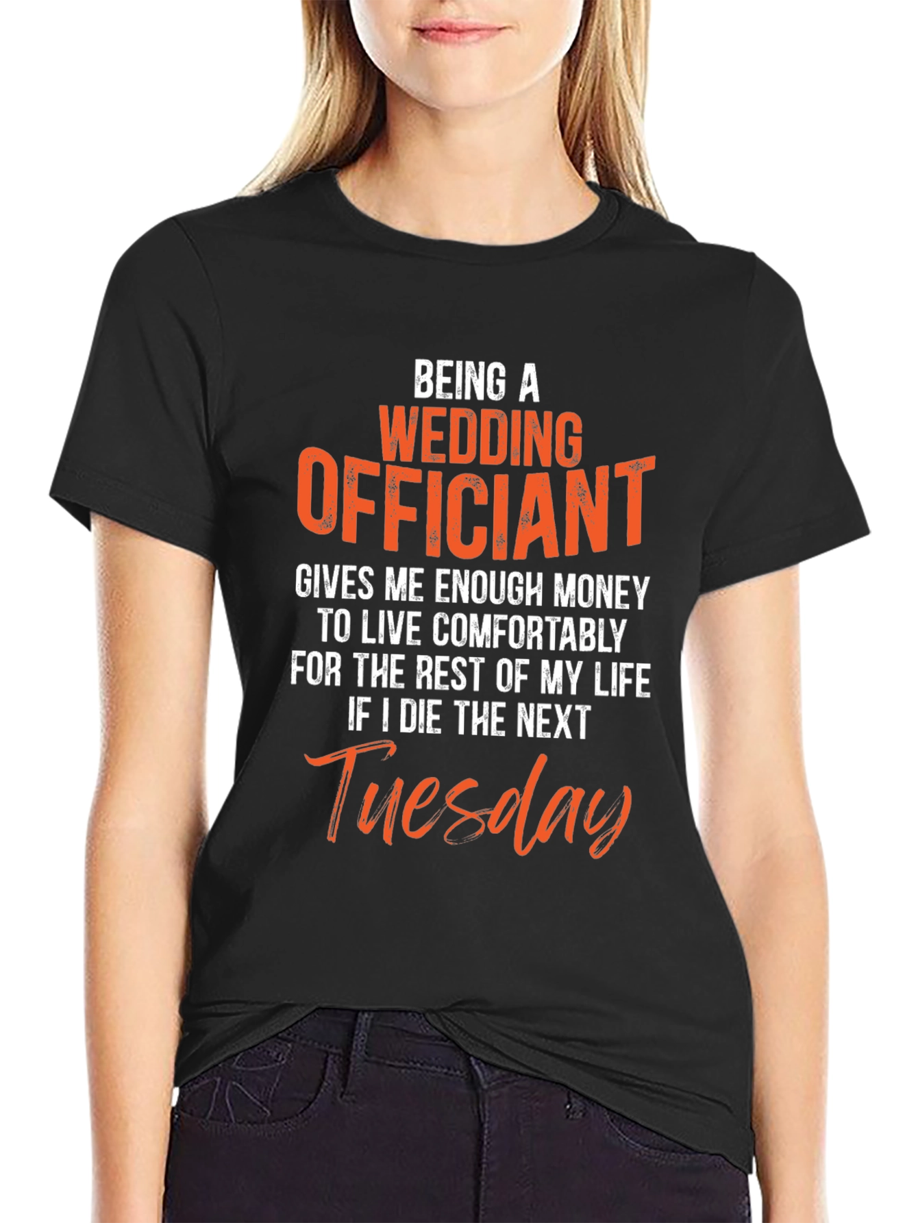 Wedding Officiant T-Shirt - Humorous Gift