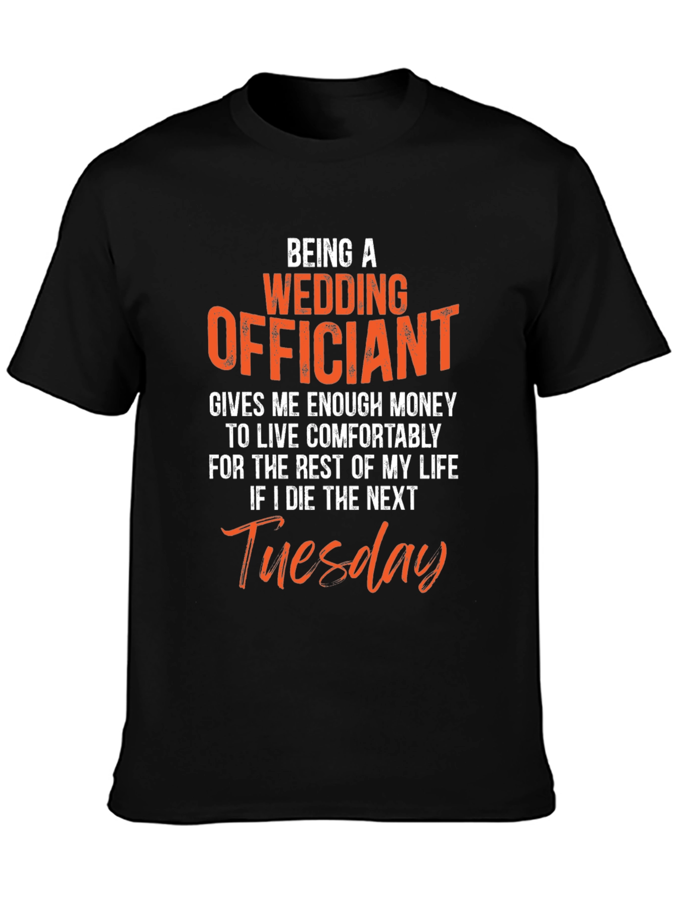 Wedding Officiant T-Shirt - Humorous Gift