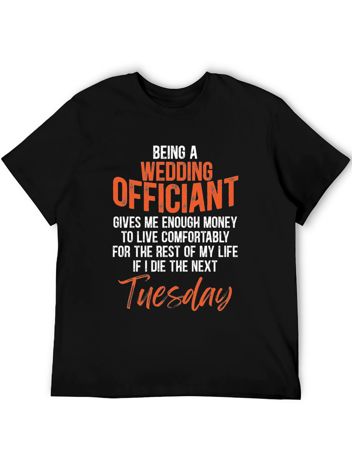 Wedding Officiant T-Shirt - Humorous Gift