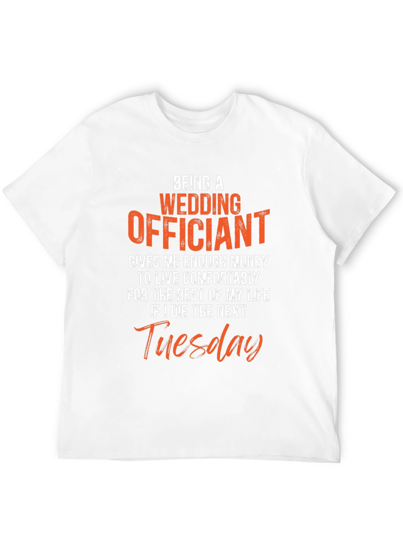 Wedding Officiant T-Shirt - Humorous Gift