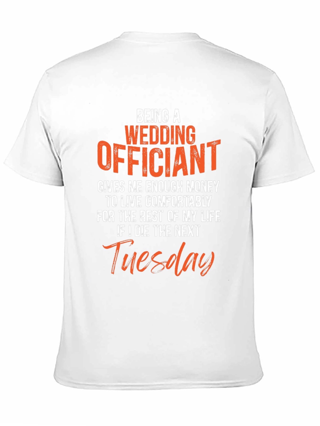 Wedding Officiant T-Shirt - Humorous Gift