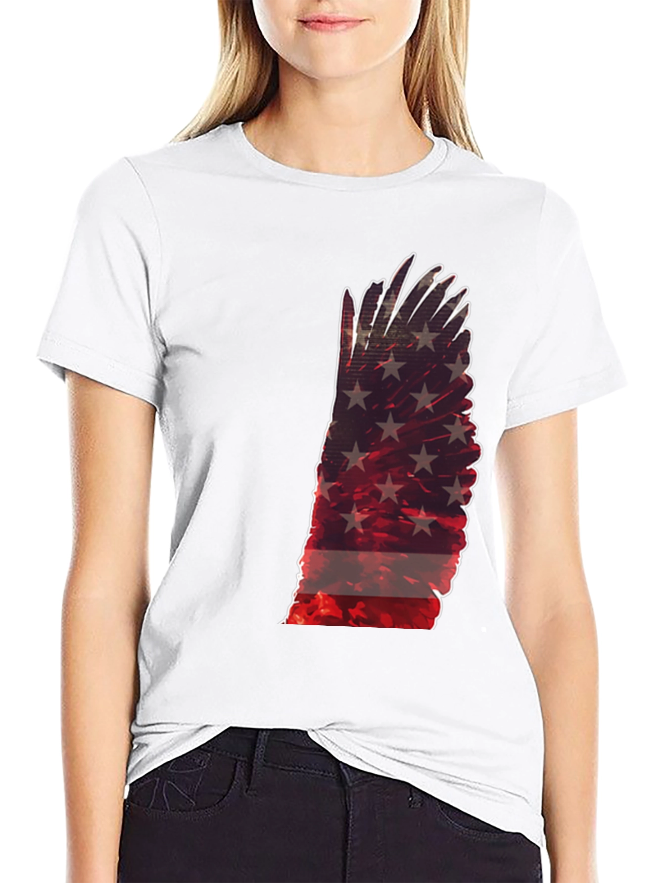 American Flag Wing T-Shirt