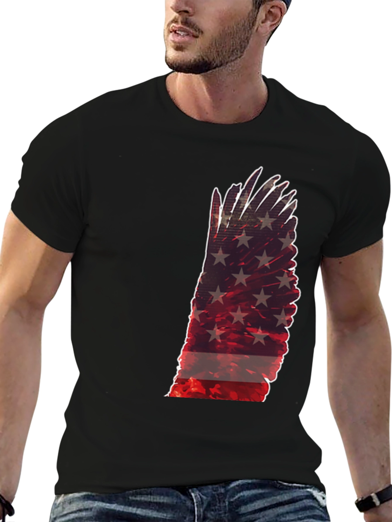 American Flag Wing T-Shirt