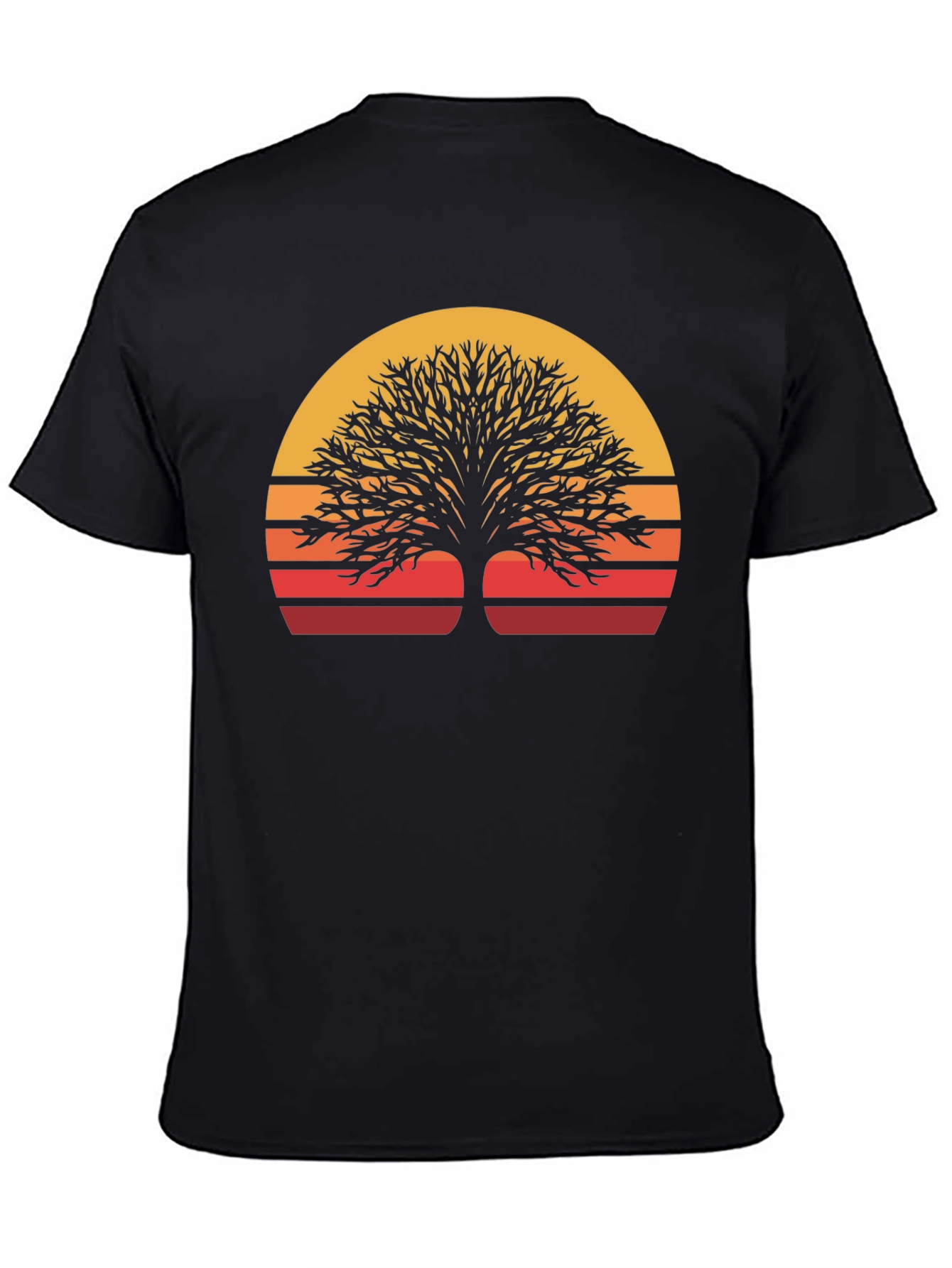 Sunset Tree Graphic Tee - Nature Inspired Style