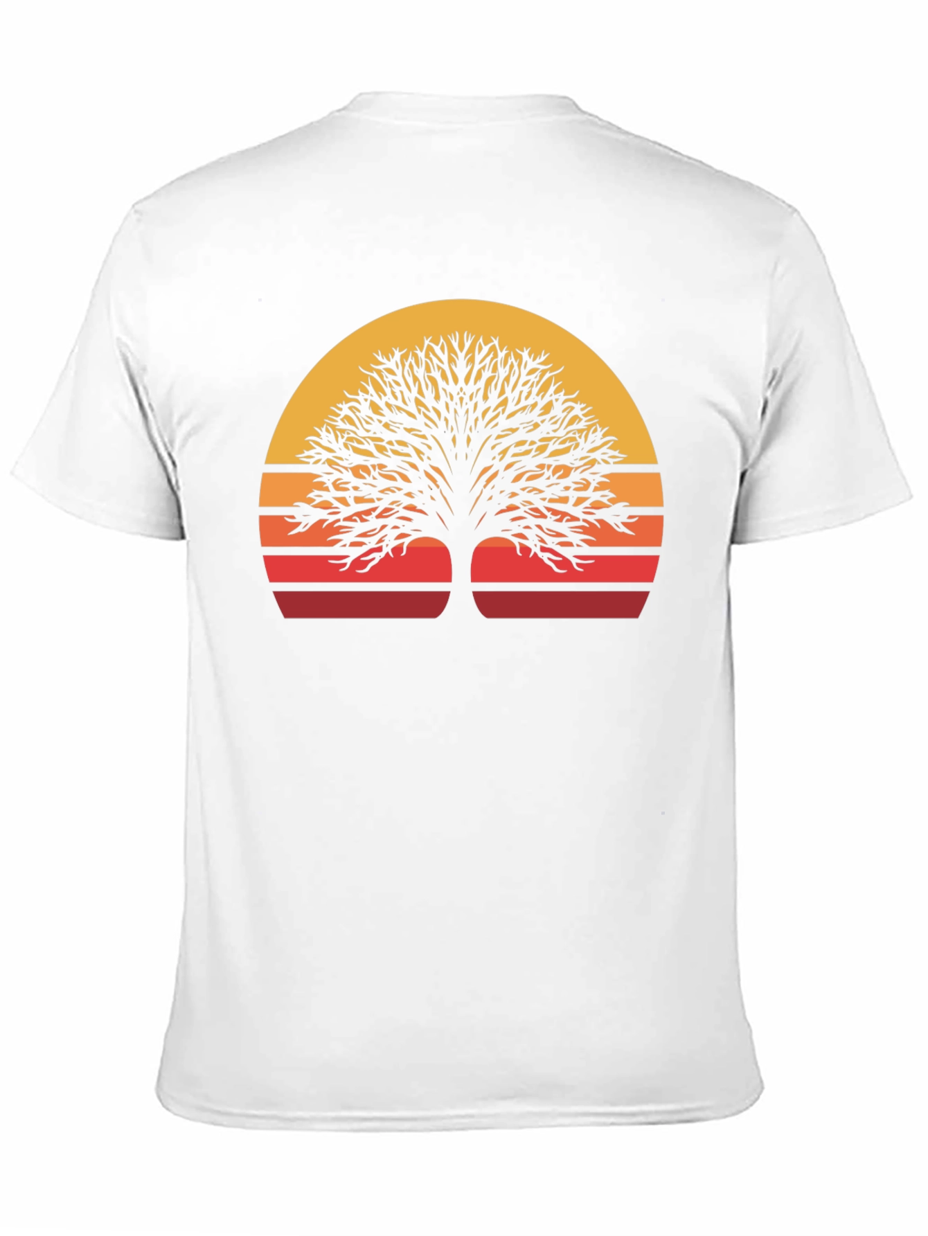 Sunset Tree Graphic Tee - Nature Inspired Style