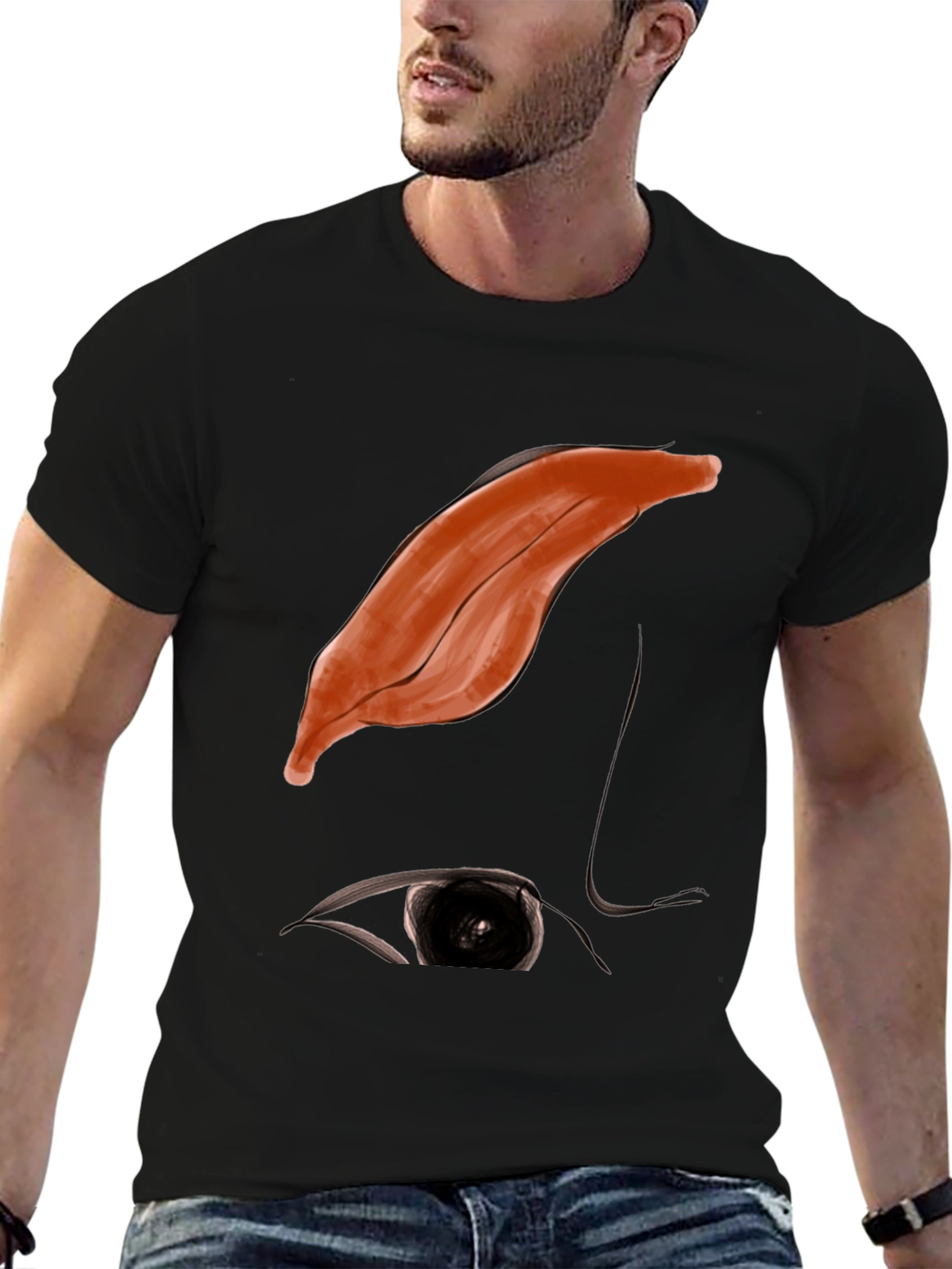 Abstract Eye Graphic T-Shirt
