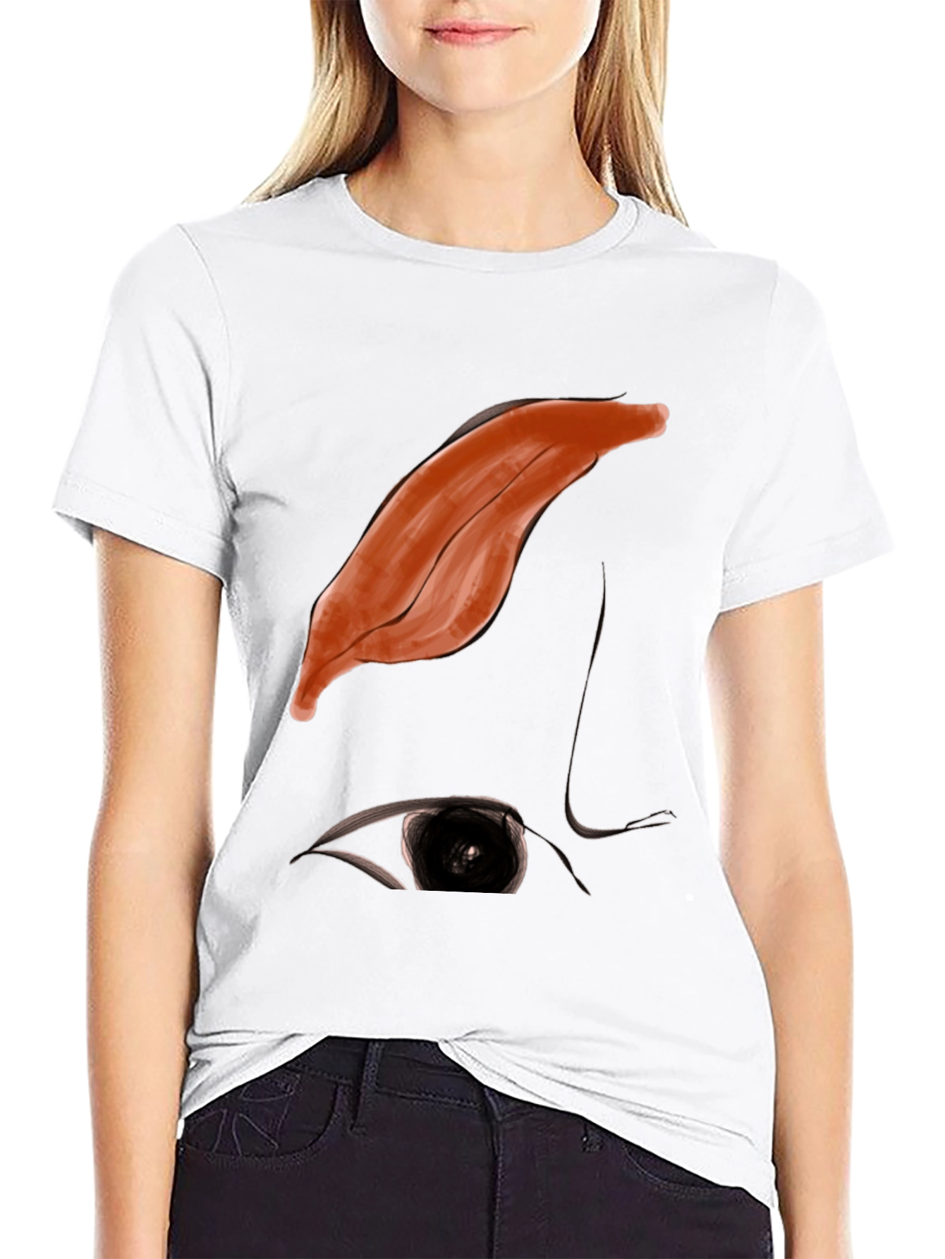Abstract Eye Graphic T-Shirt