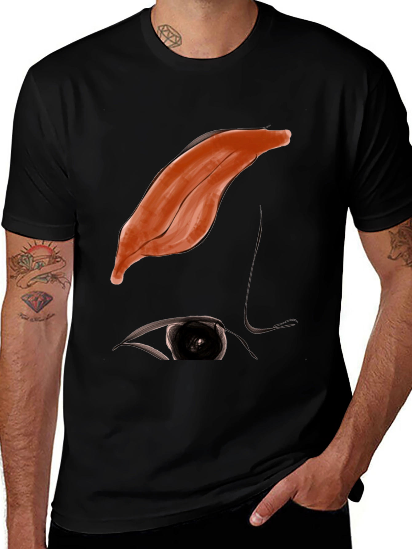 Abstract Eye Graphic T-Shirt