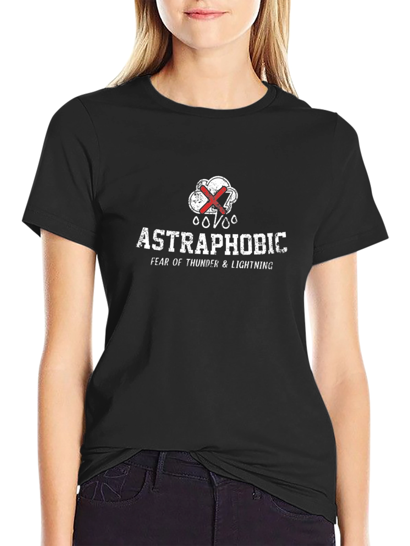 Astraphobic Thunder & Lightning Fear T-Shirt