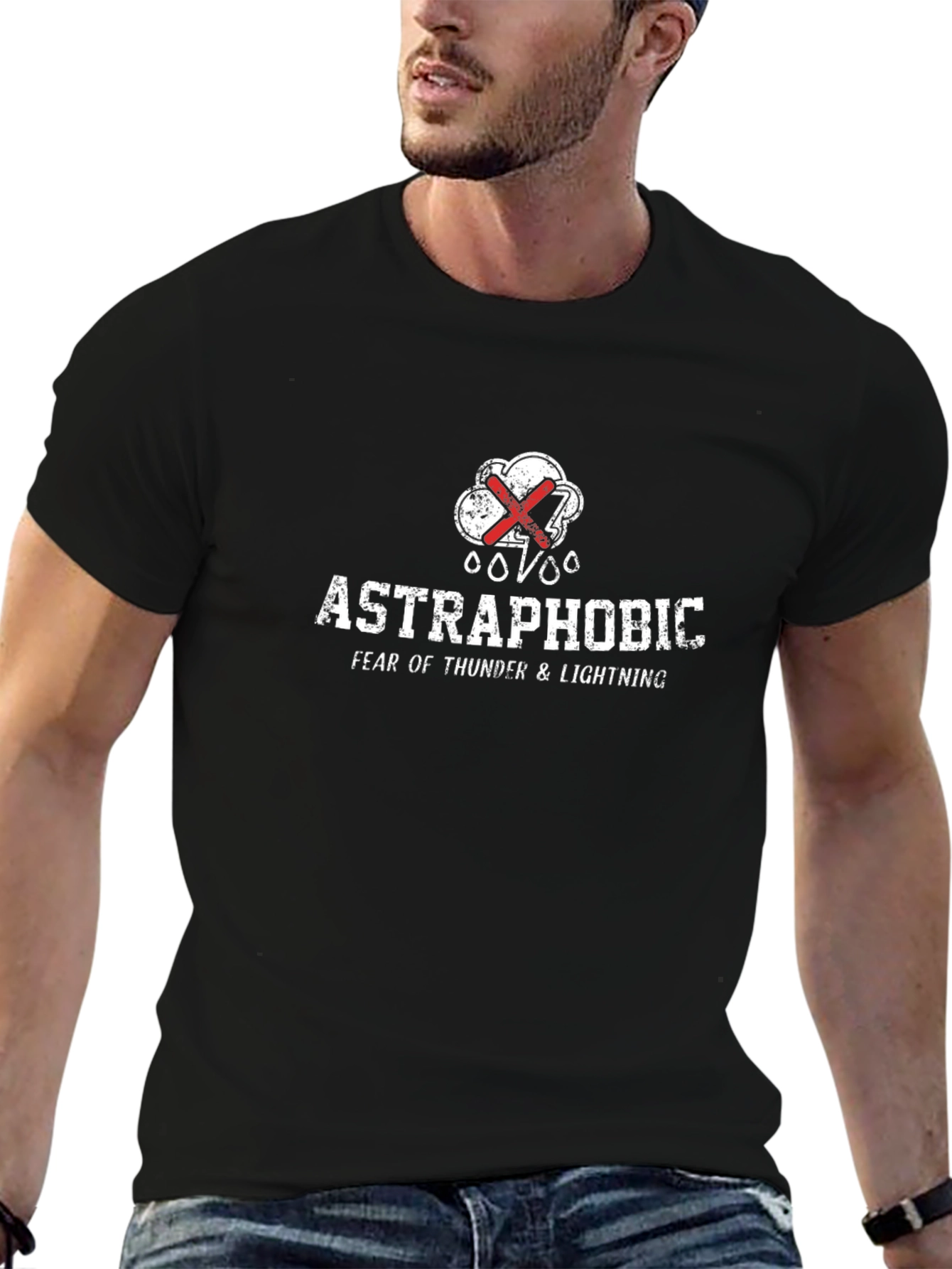 Astraphobic Thunder & Lightning Fear T-Shirt