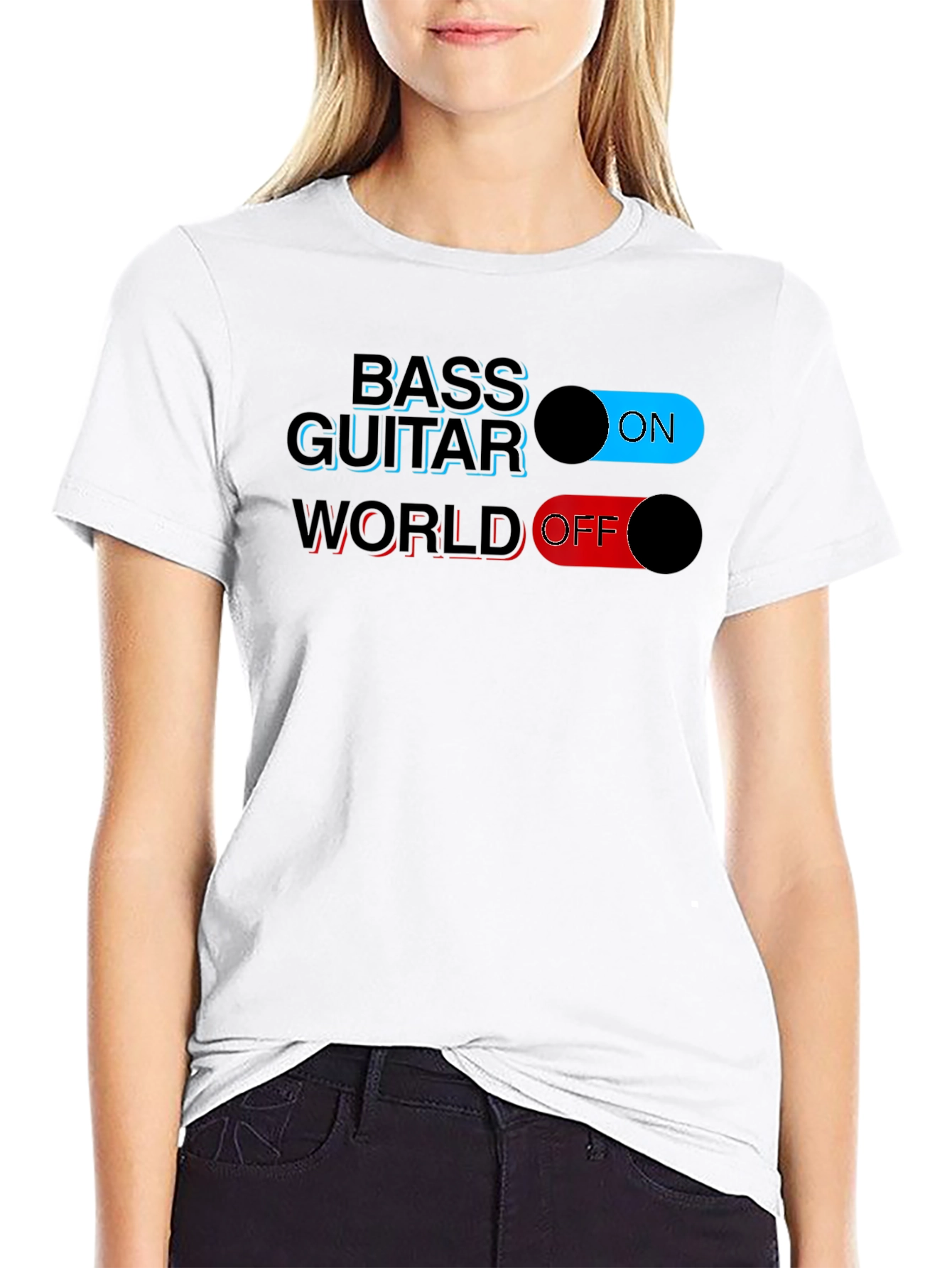 Bass Guitar Mode T-Shirt - Music Lover Tee
