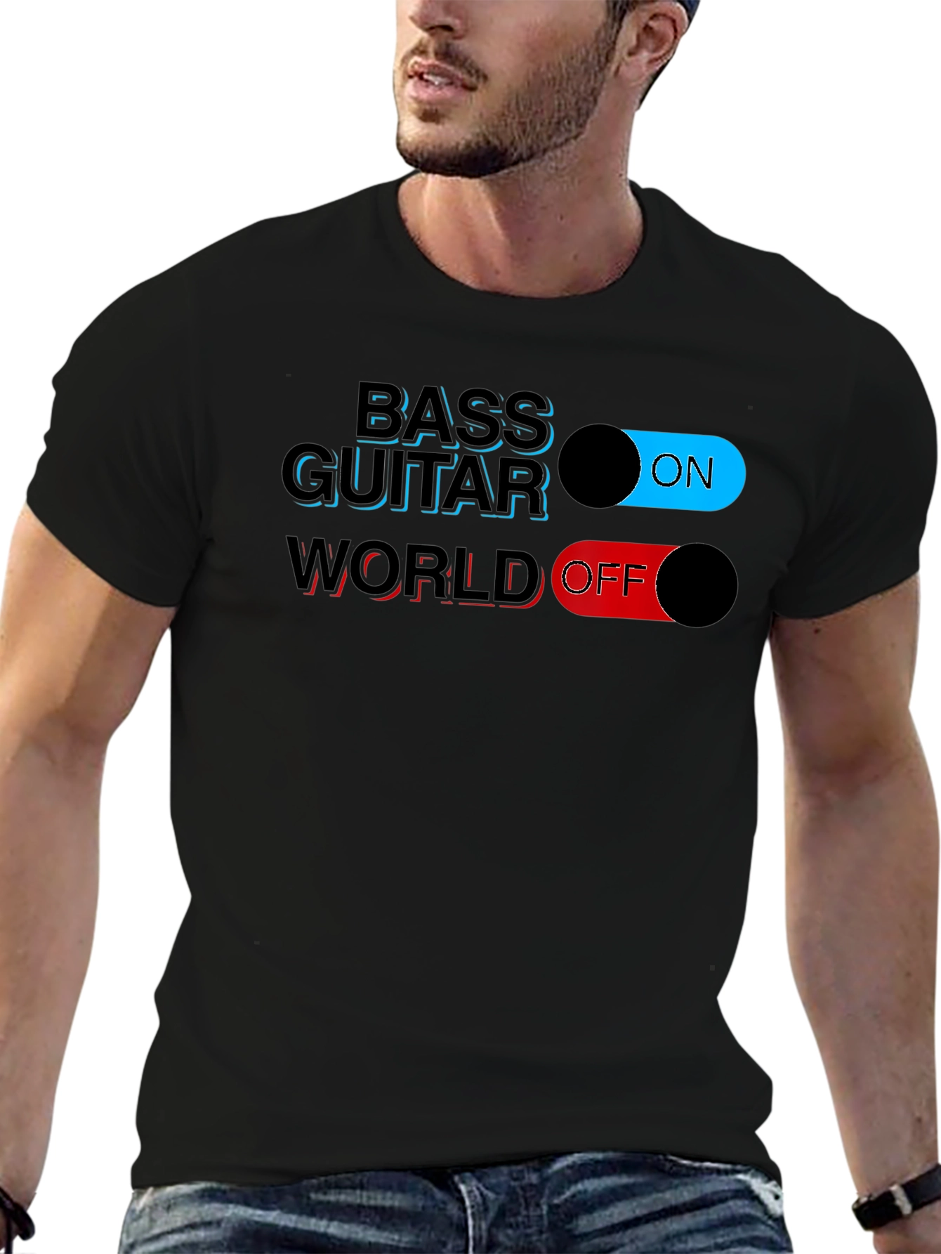 Bass Guitar Mode T-Shirt - Music Lover Tee