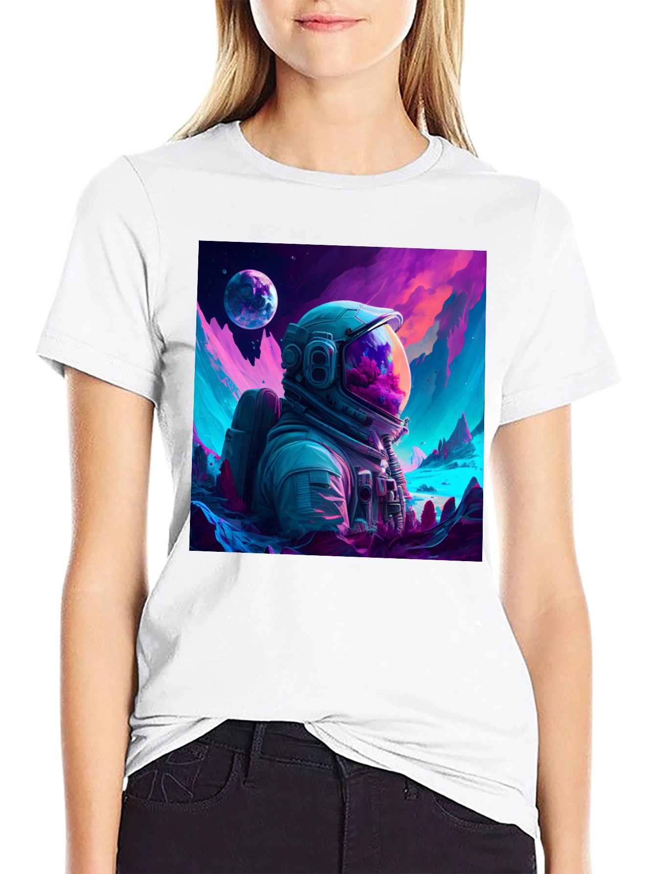 Astronaut in Space T-Shirt