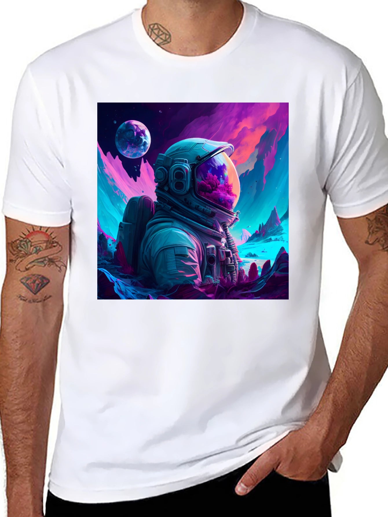 Astronaut in Space T-Shirt