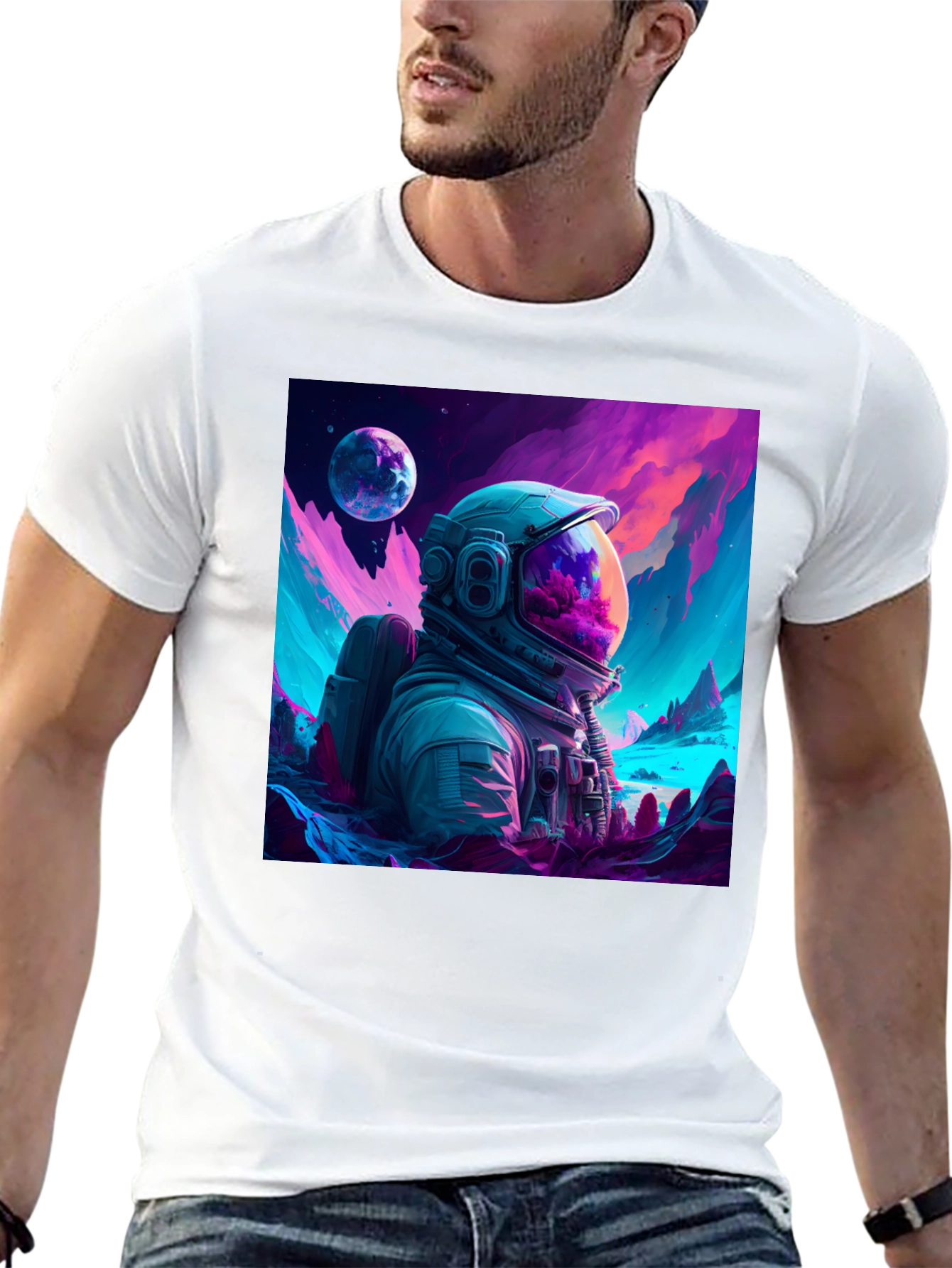 Astronaut in Space T-Shirt