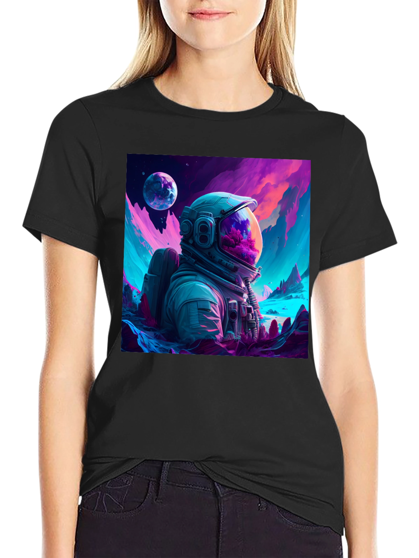 Astronaut in Space T-Shirt