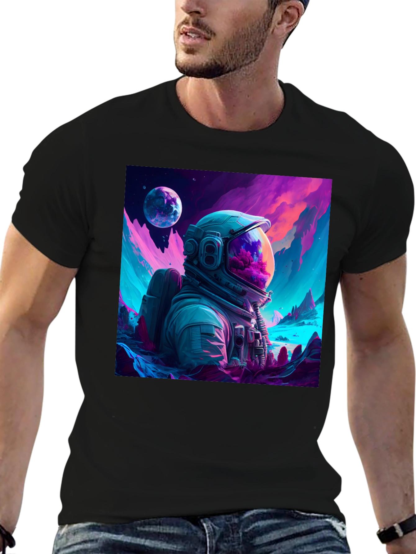 Astronaut in Space T-Shirt