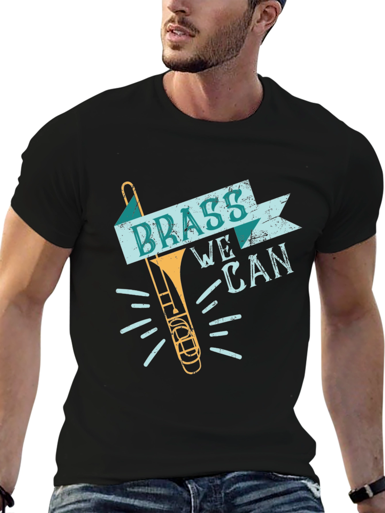 Brass We Can T-Shirt - Musical Instrument Tee