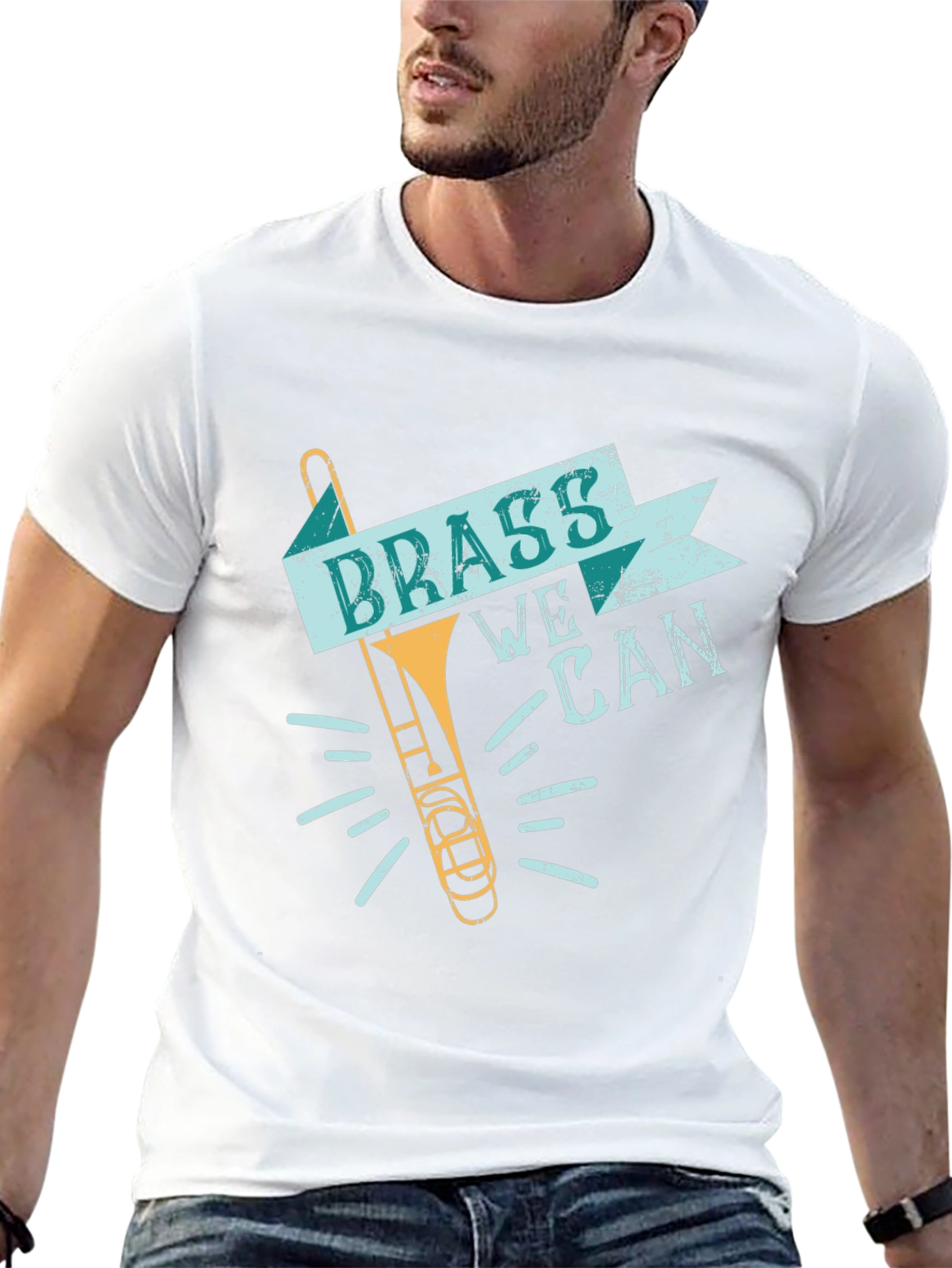 Brass We Can T-Shirt - Musical Instrument Tee