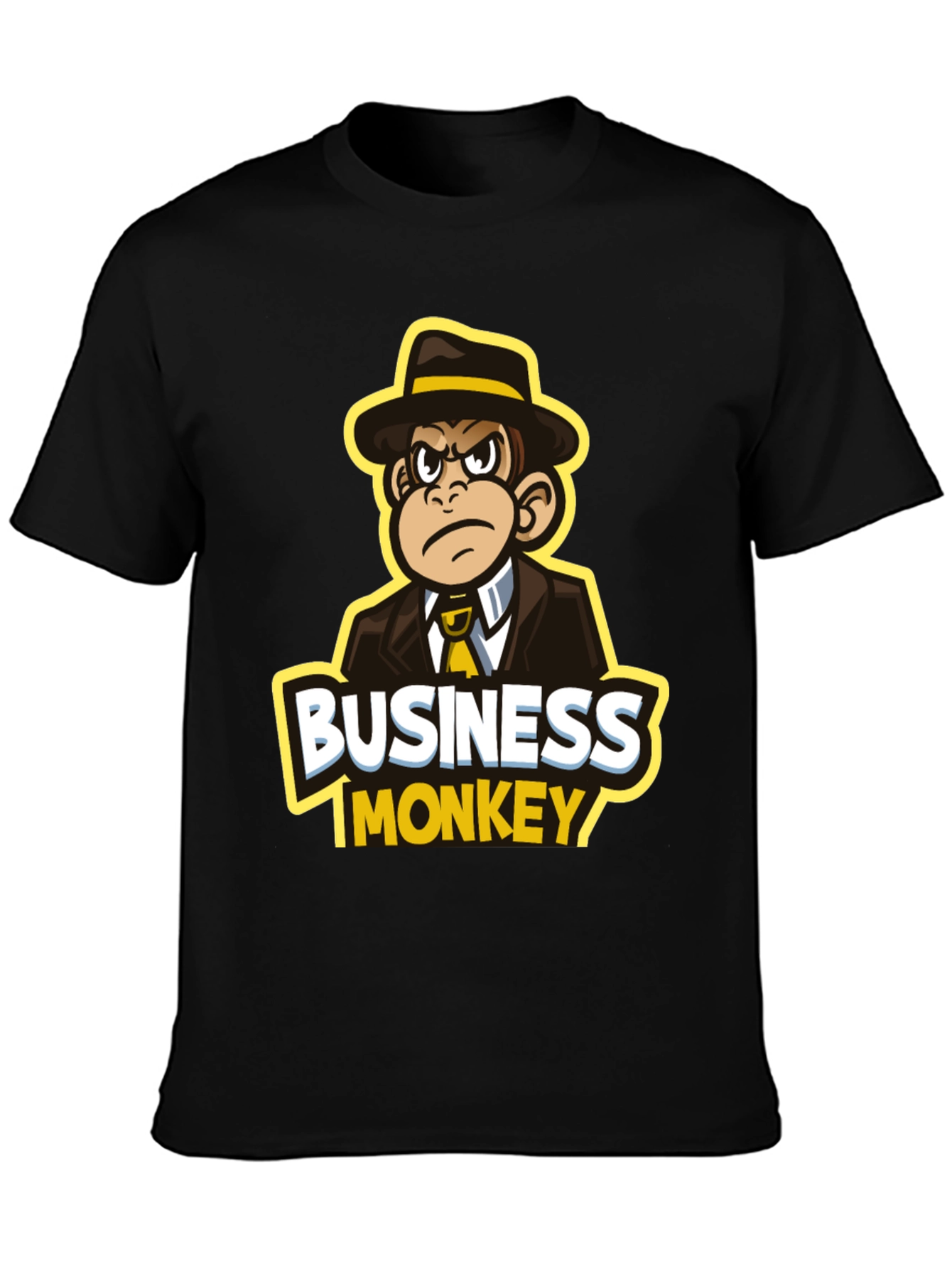 Business Monkey T-Shirt - Black