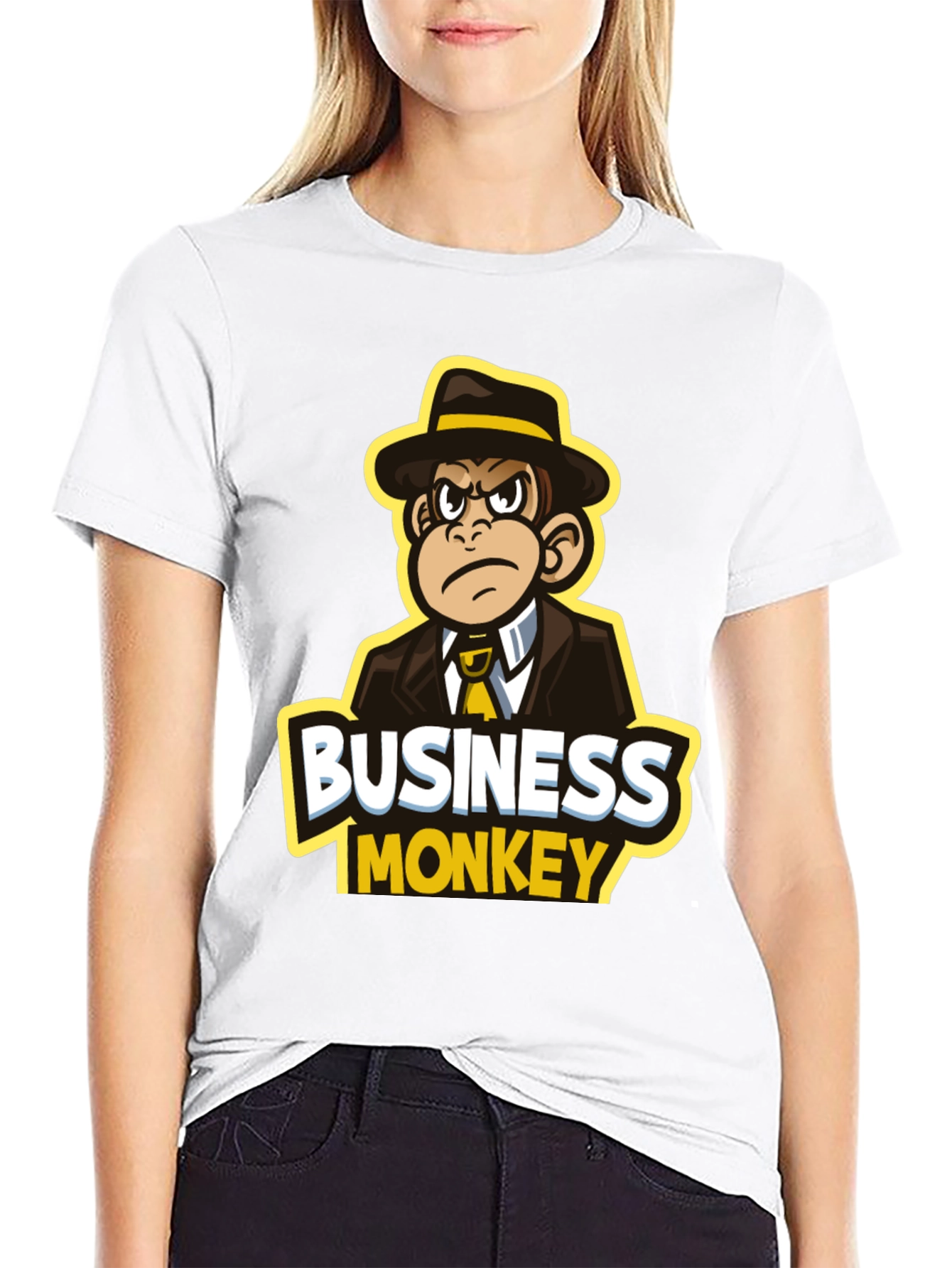 Business Monkey T-Shirt - Black