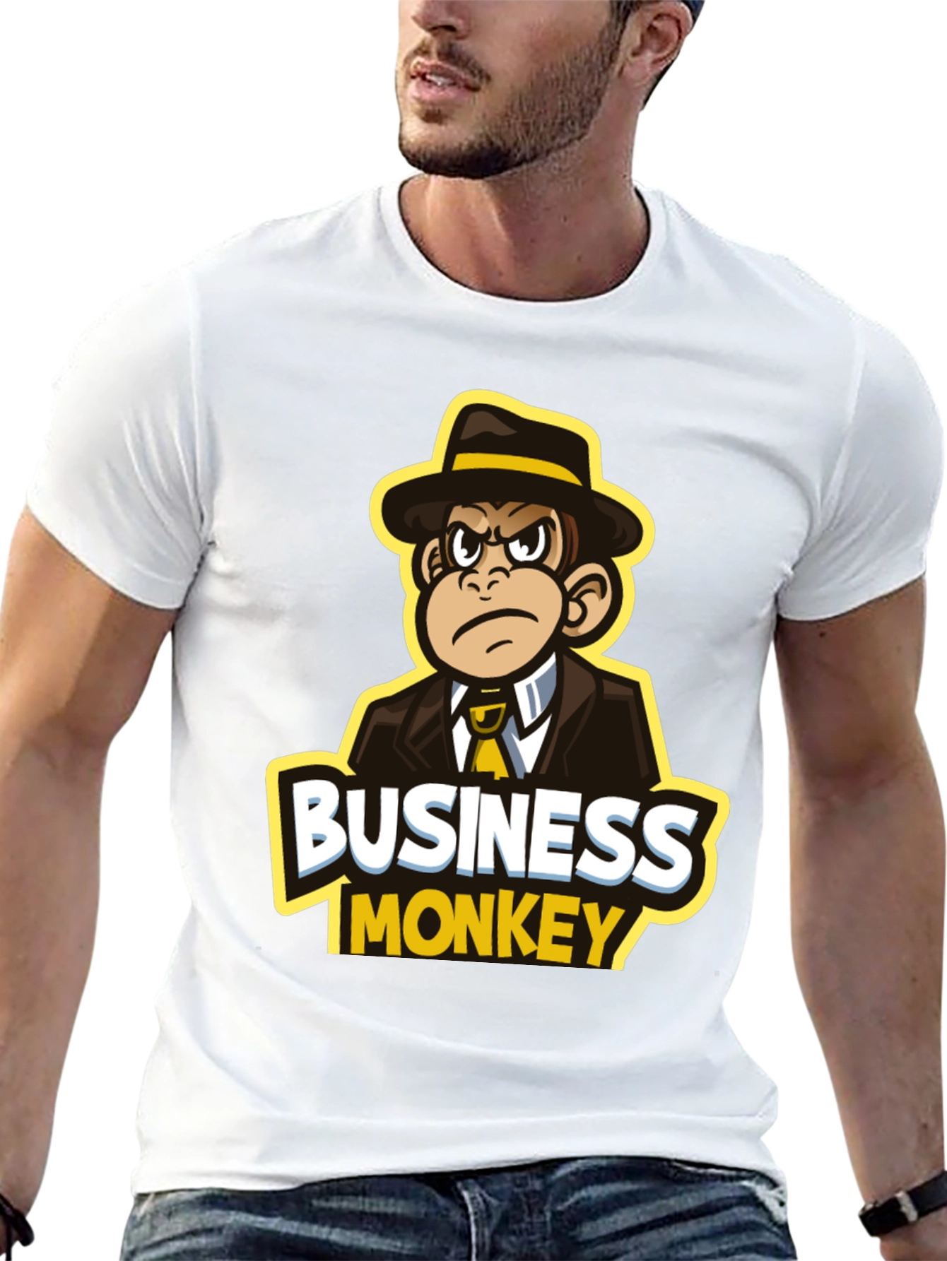 Business Monkey T-Shirt - Black