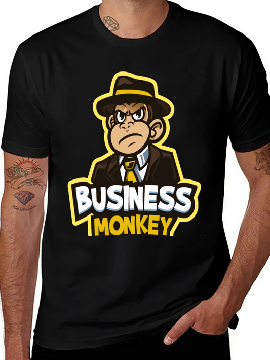 Business Monkey T-Shirt - Black