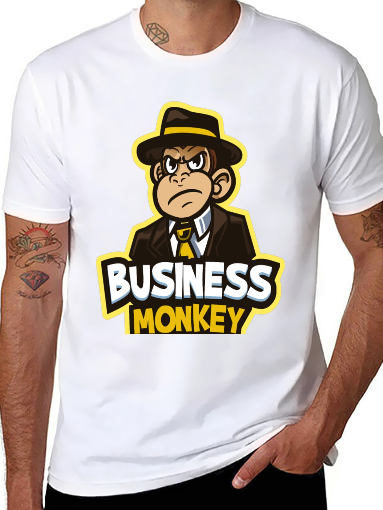 Business Monkey T-Shirt - Black