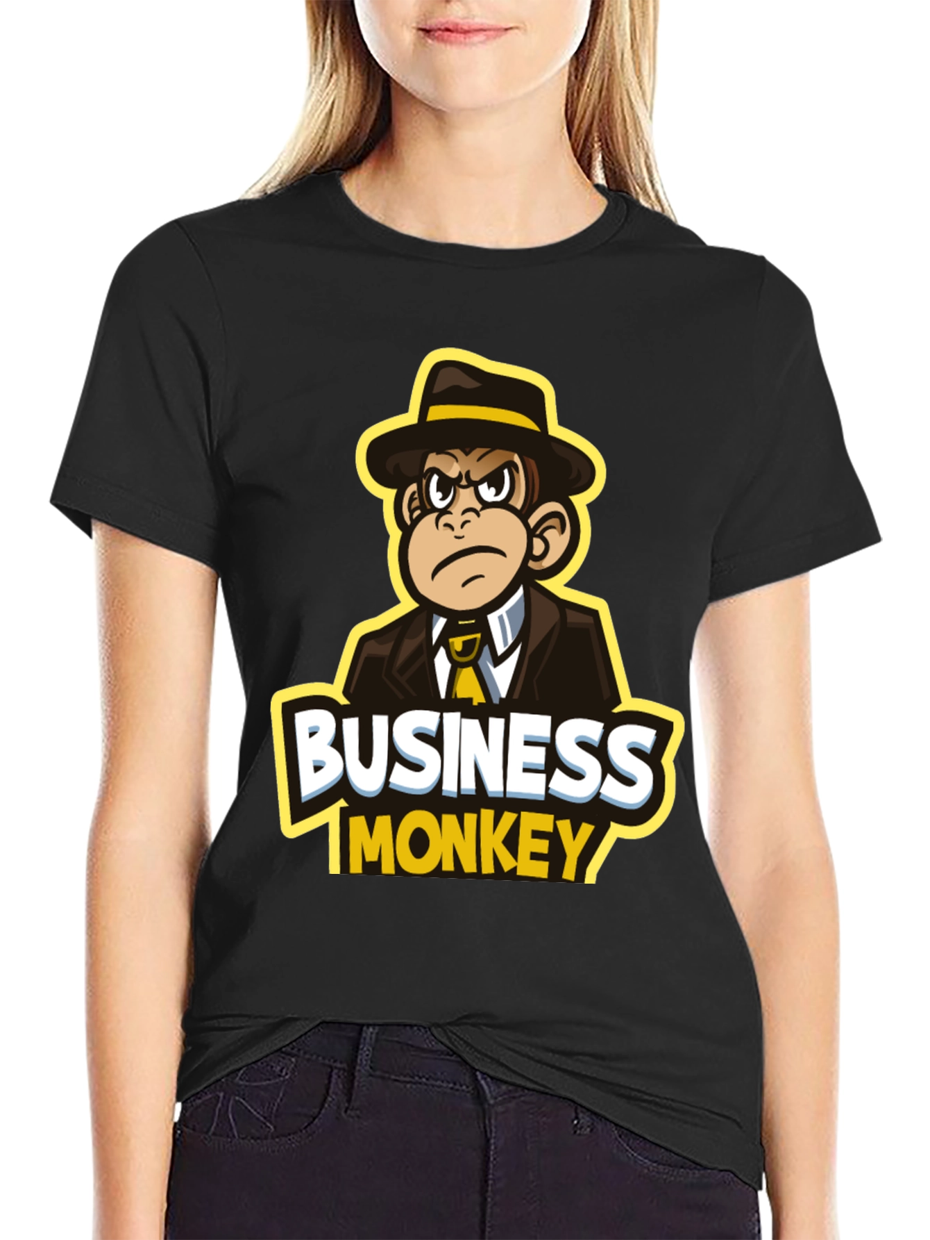 Business Monkey T-Shirt - Black