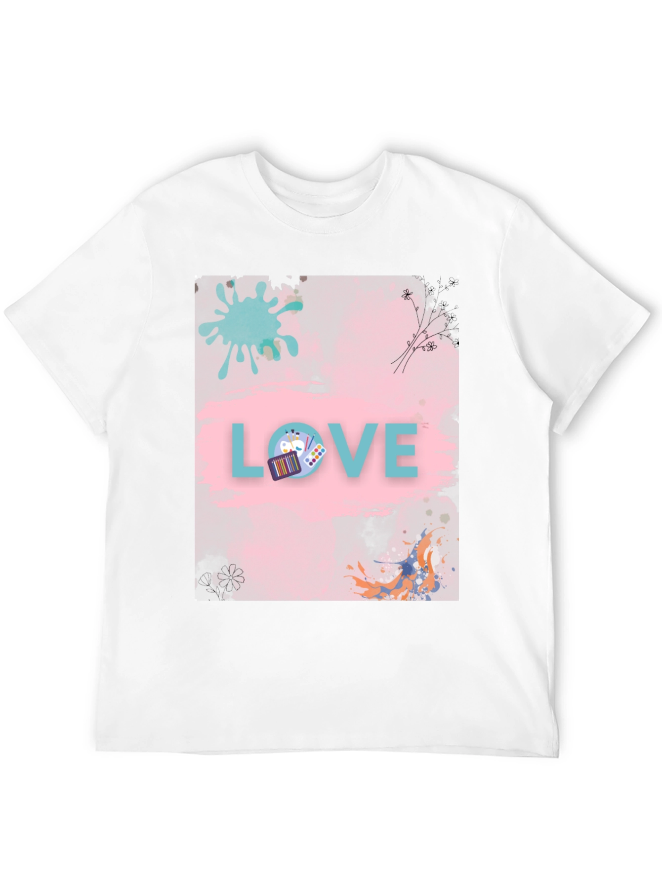 Artsy Love Graphic T-Shirt - Unique Design
