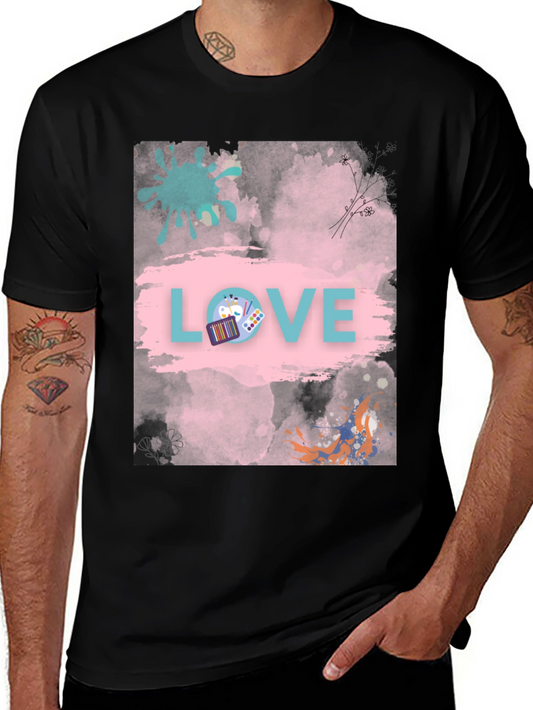 Artsy Love Graphic T-Shirt - Unique Design
