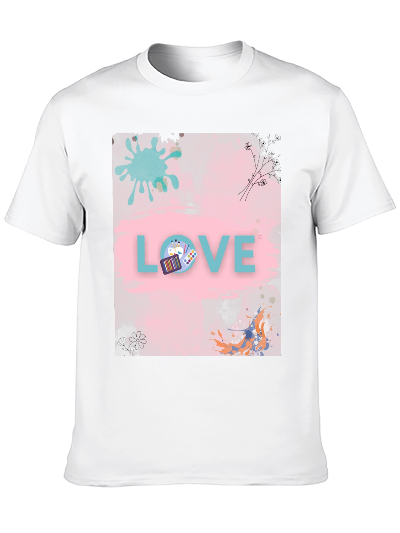 Artsy Love Graphic T-Shirt - Unique Design