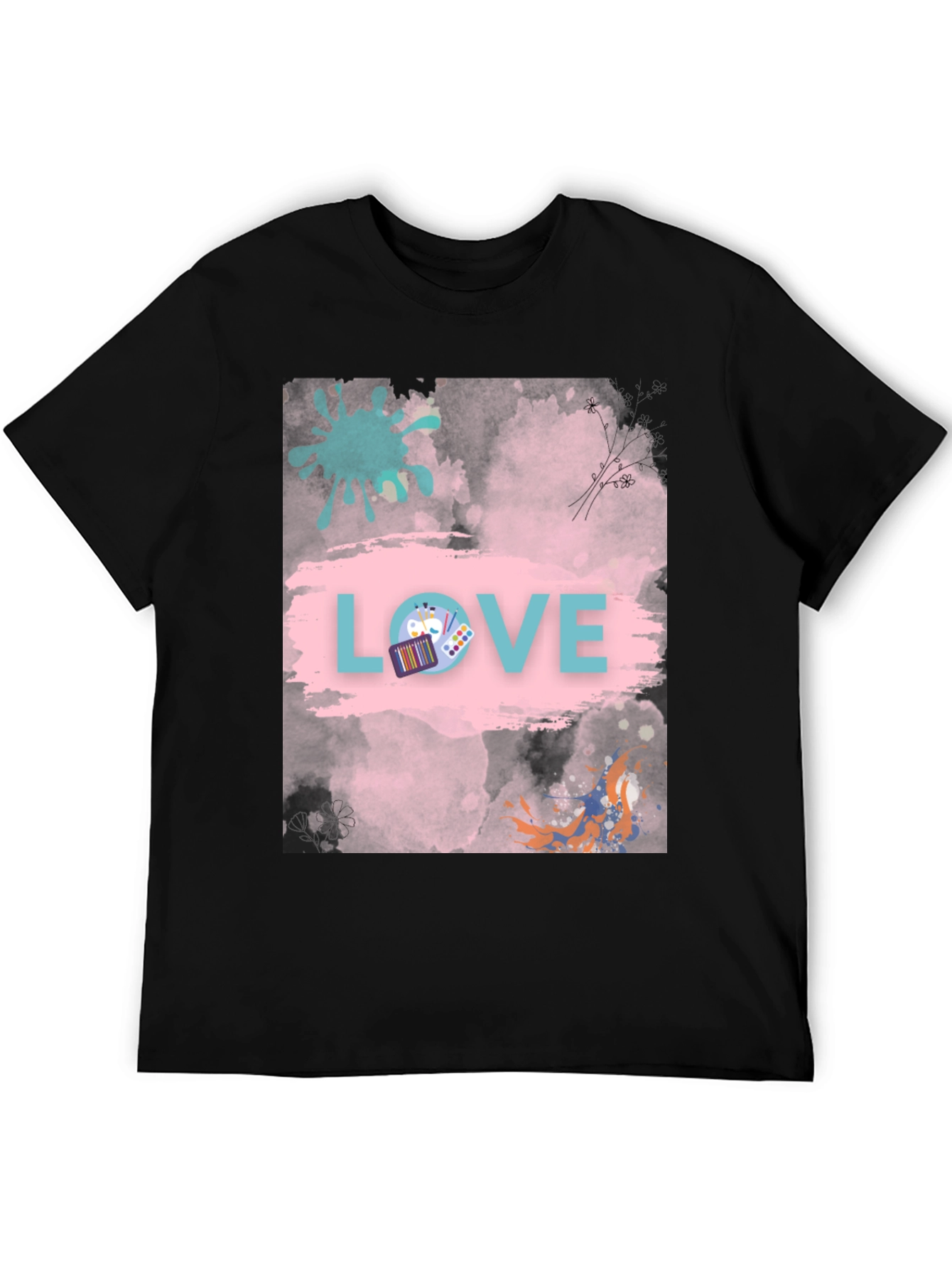 Artsy Love Graphic T-Shirt - Unique Design