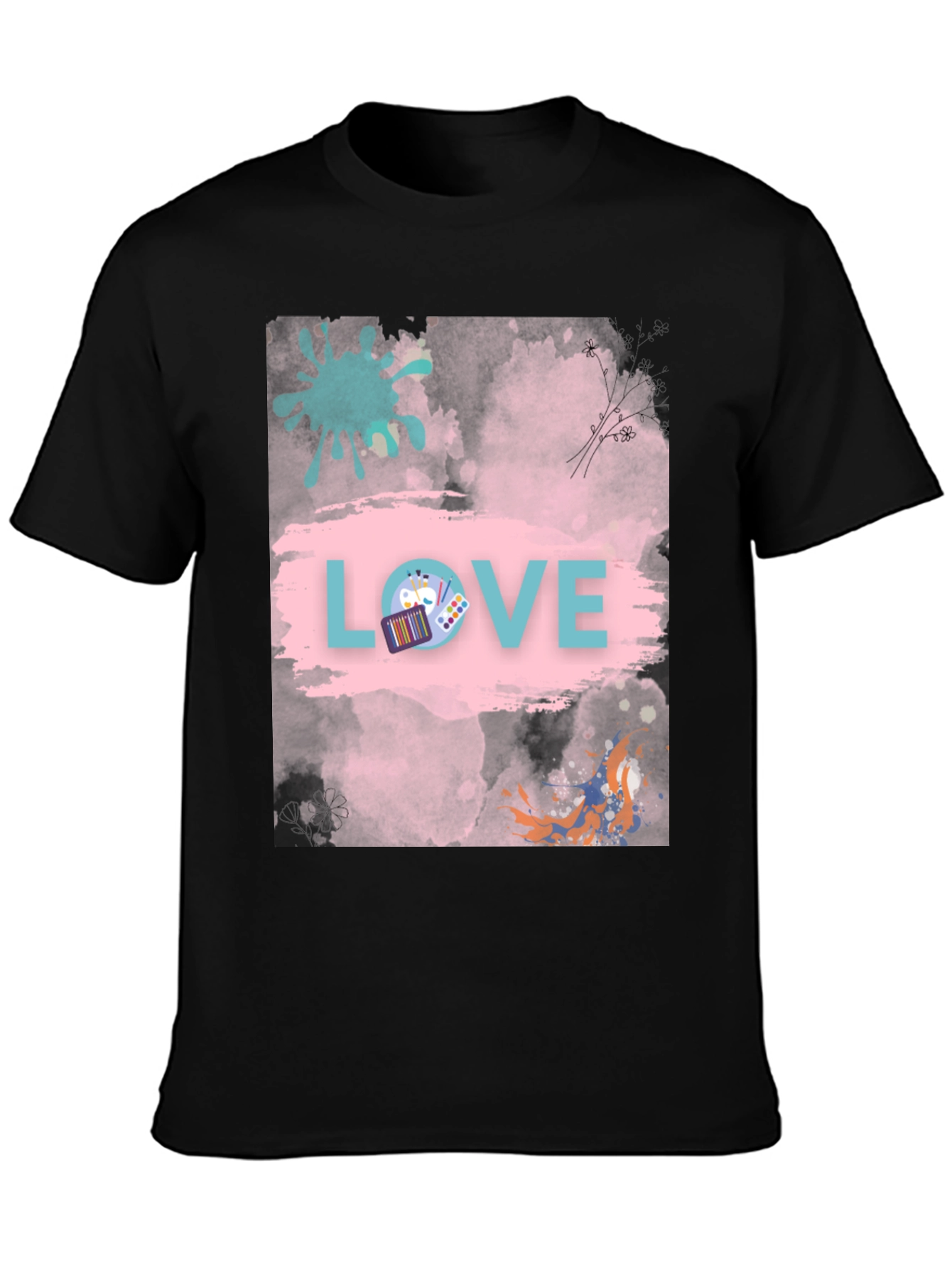 Artsy Love Graphic T-Shirt - Unique Design