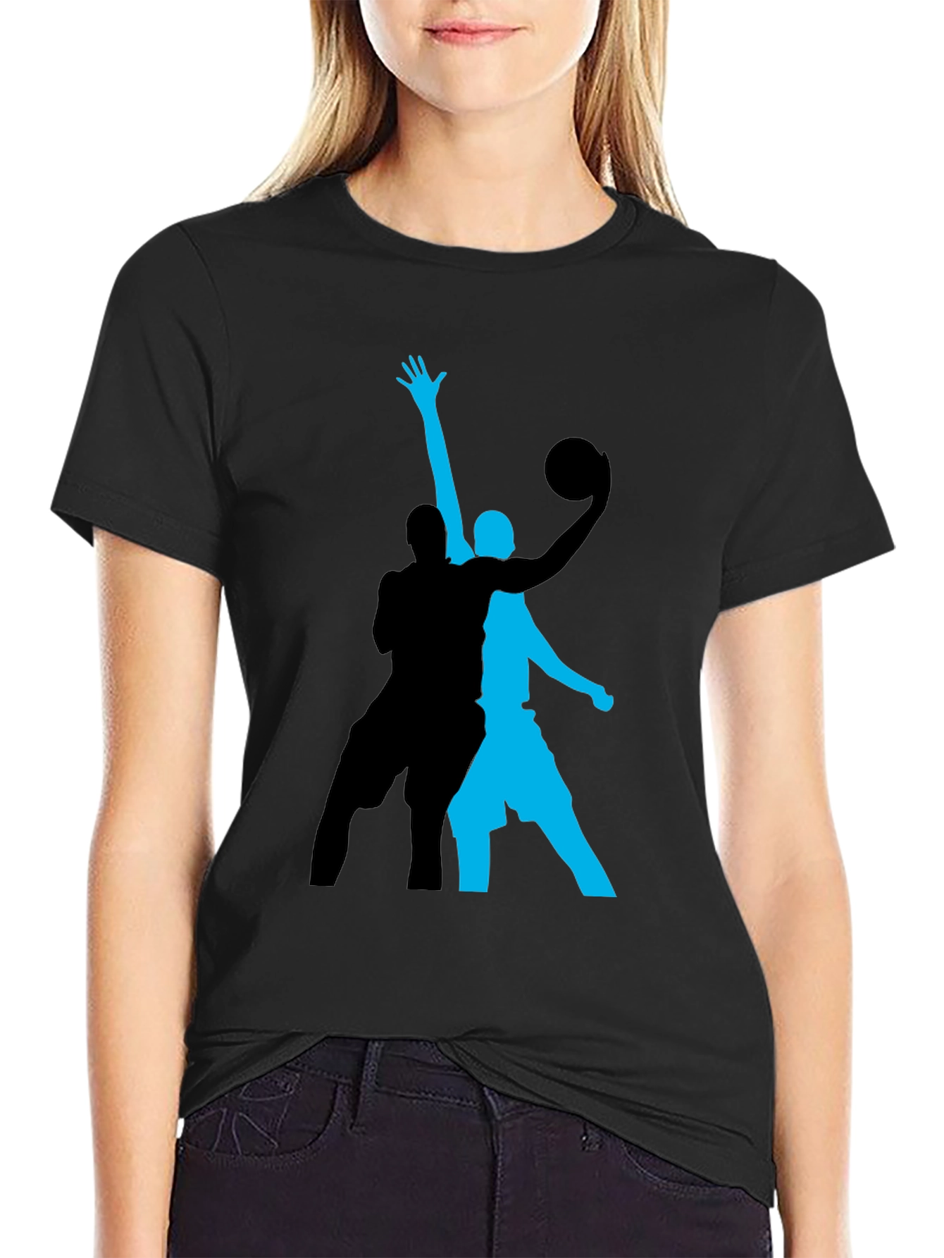 Basketball Graphic Tee - Black