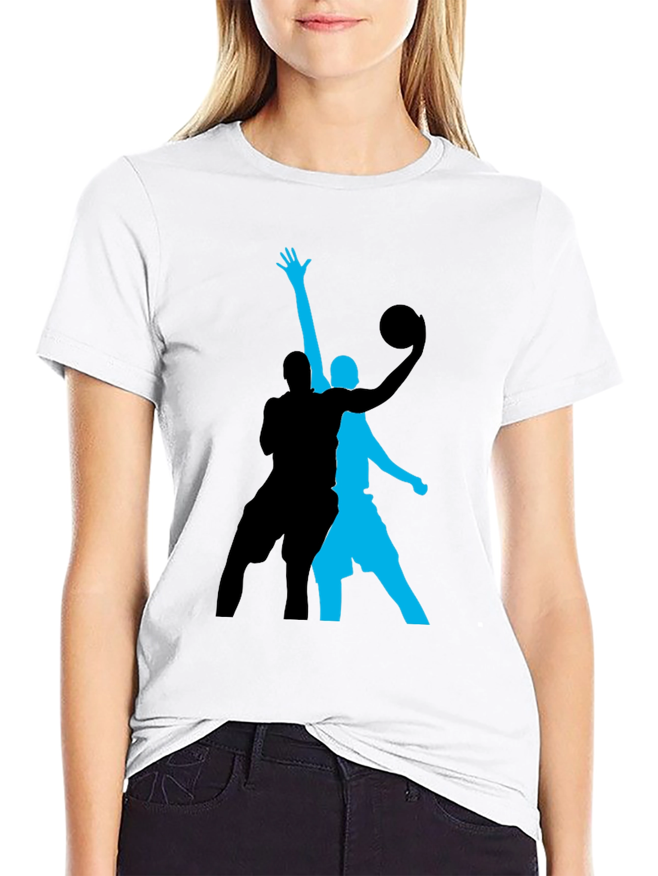 Basketball Graphic Tee - Black