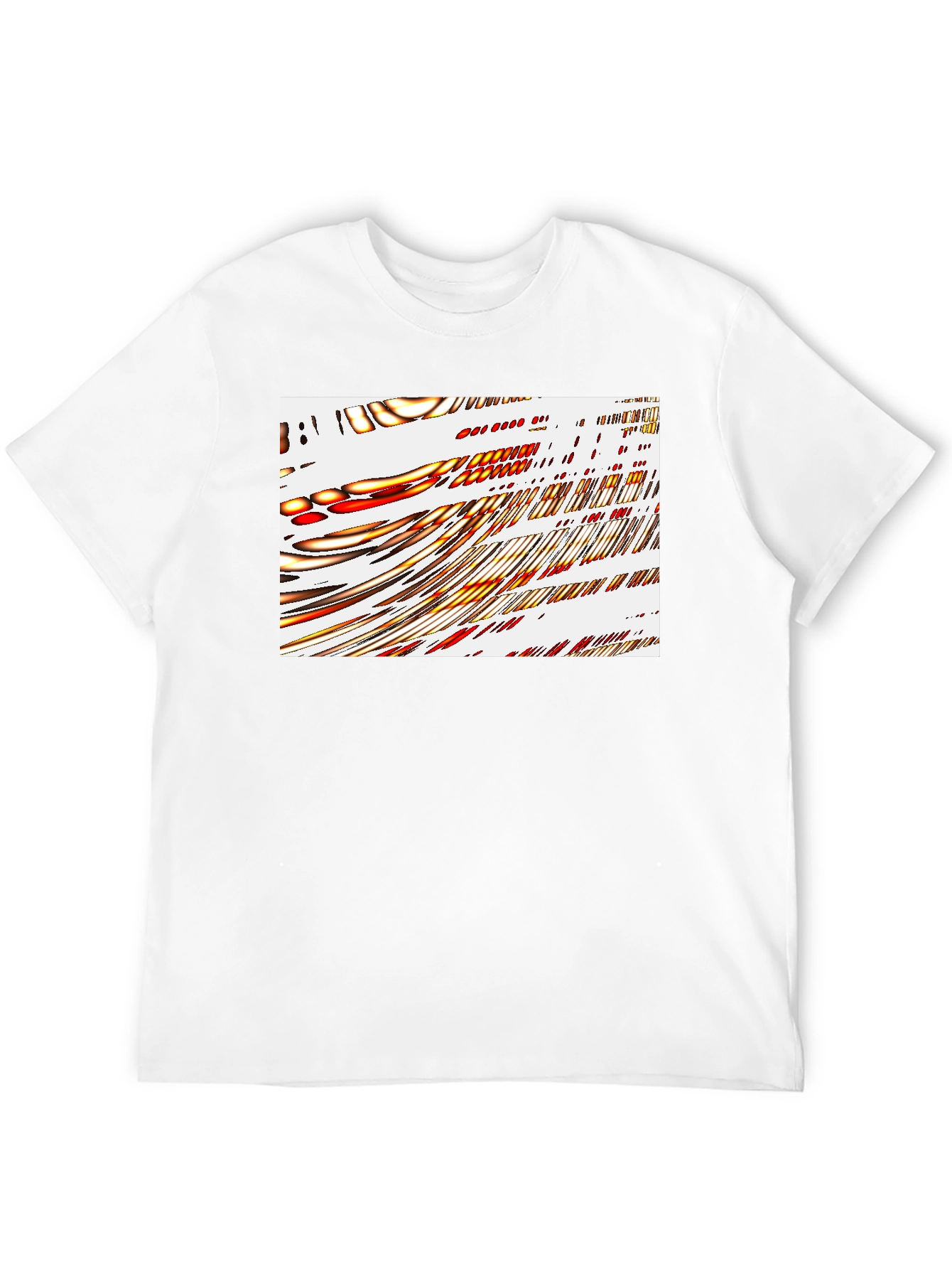 Abstract Art Graphic Print Black T-Shirt