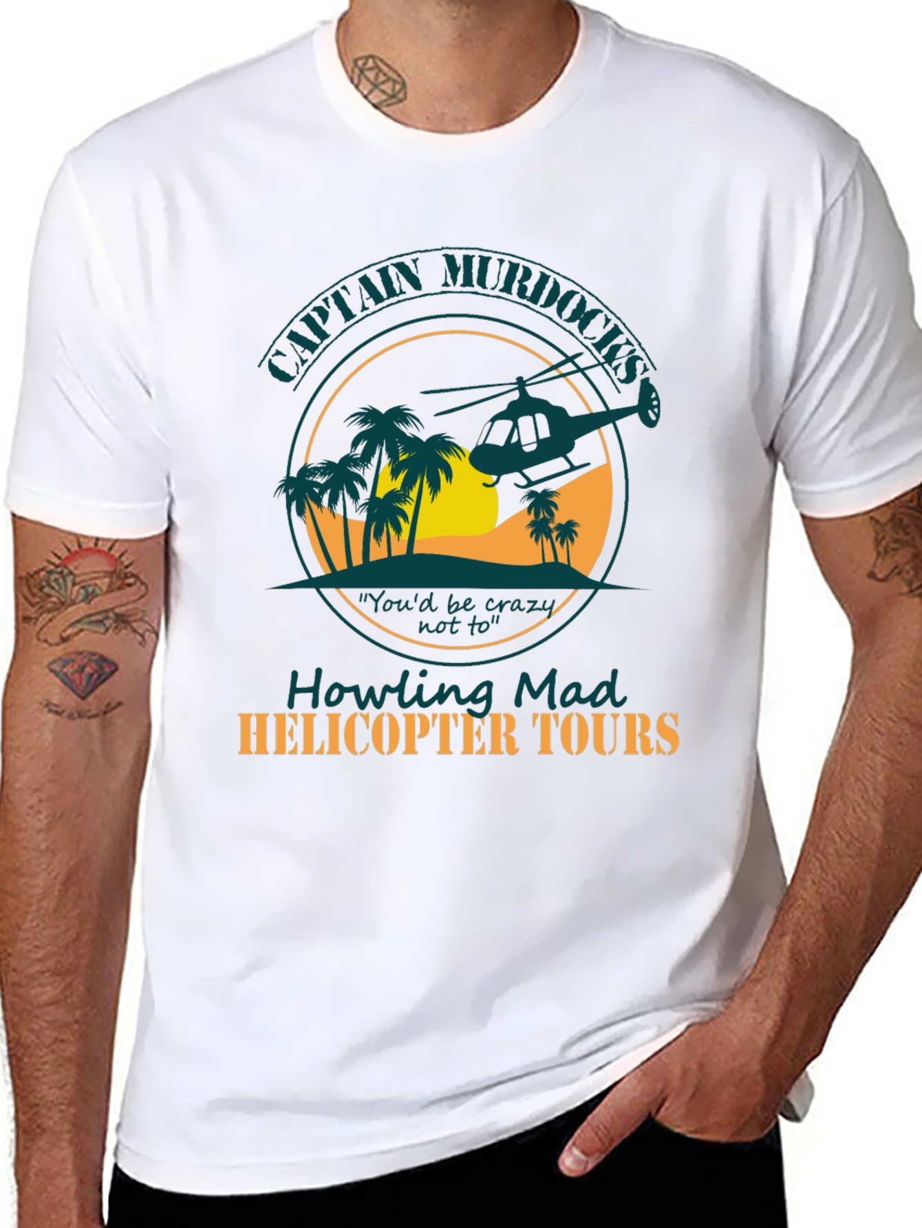 Captain Murdocks Helicopter Tours Tee