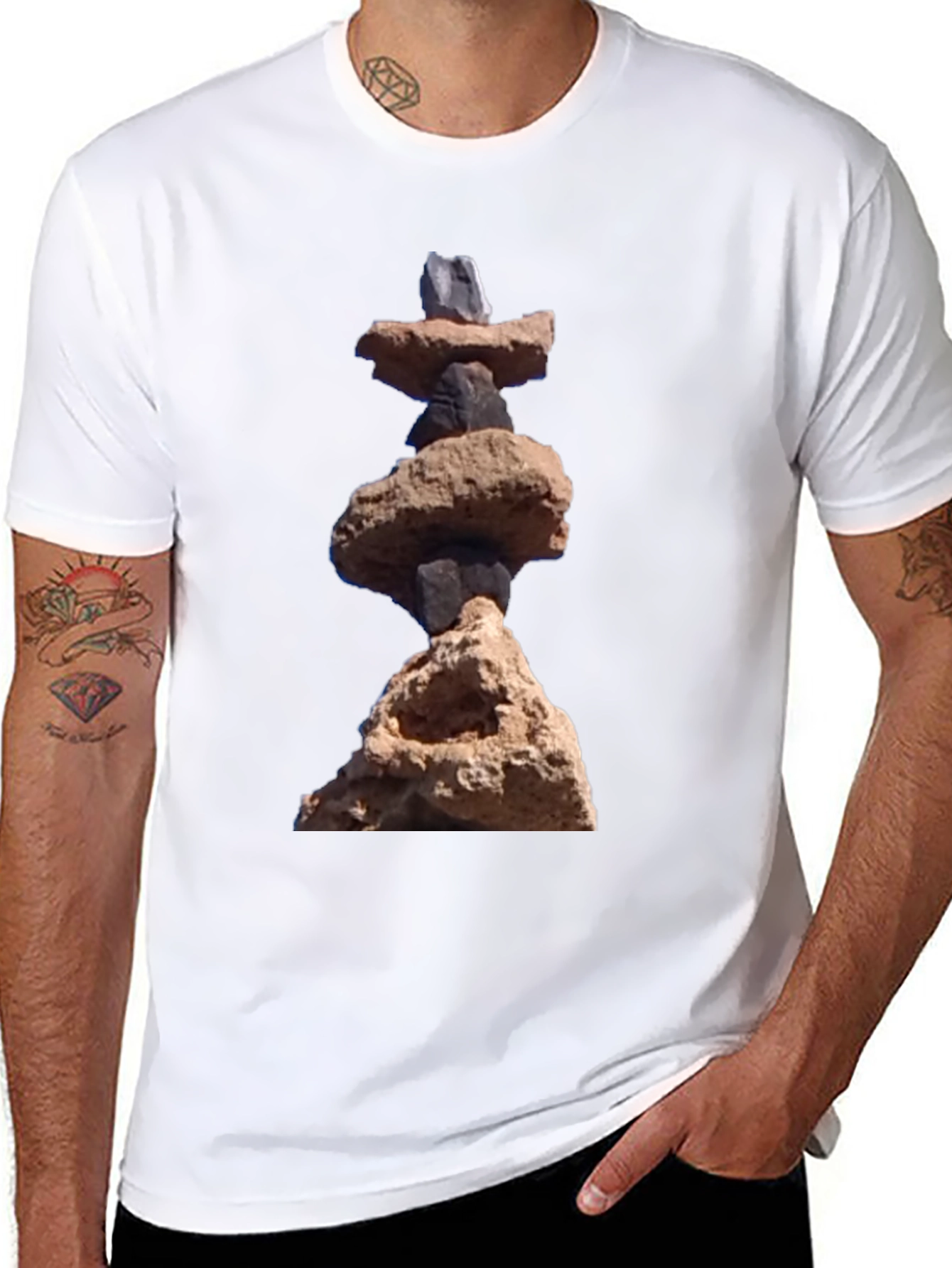 Stacked Stones Graphic Tee