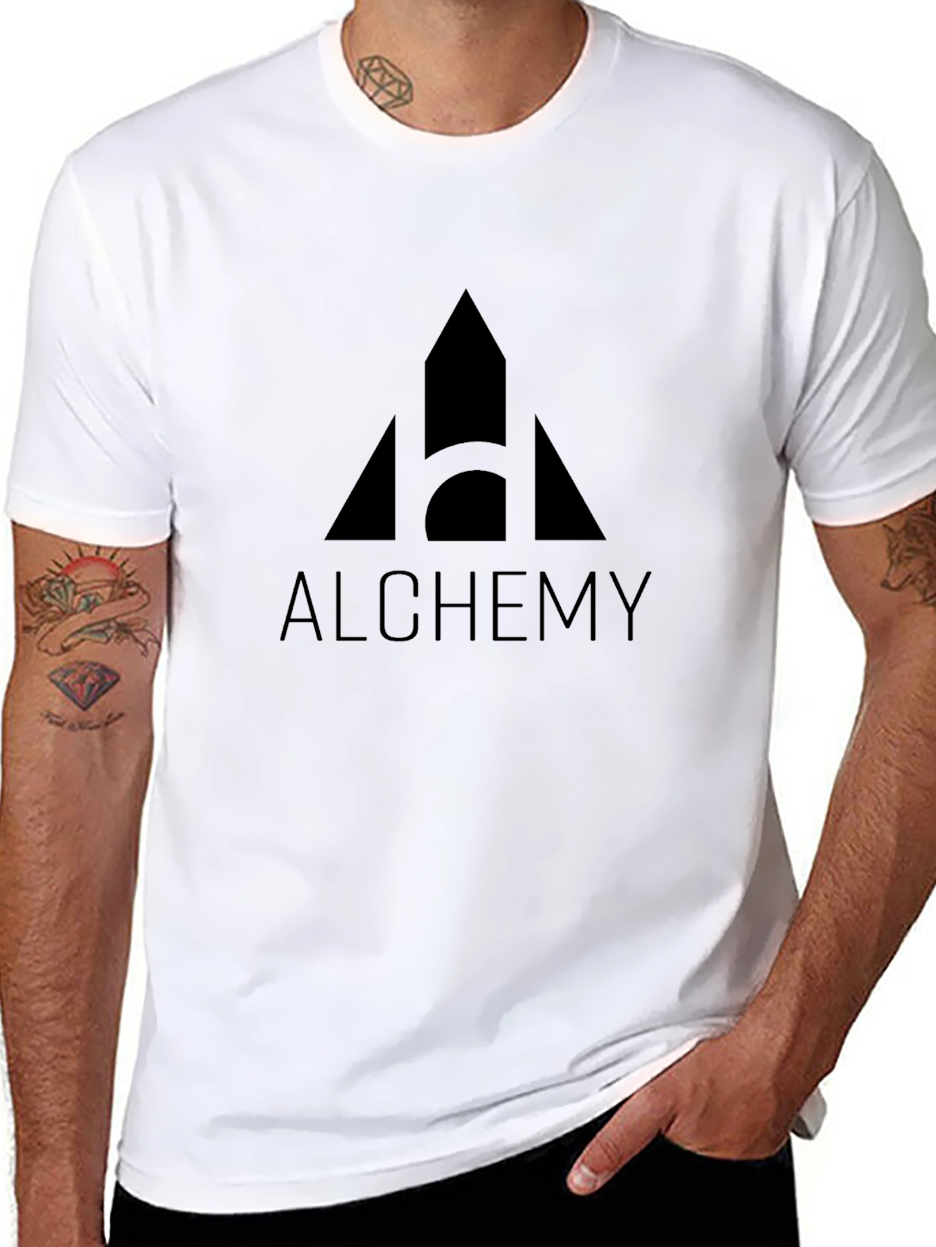 Alchemy Graphic Print Black T-Shirt
