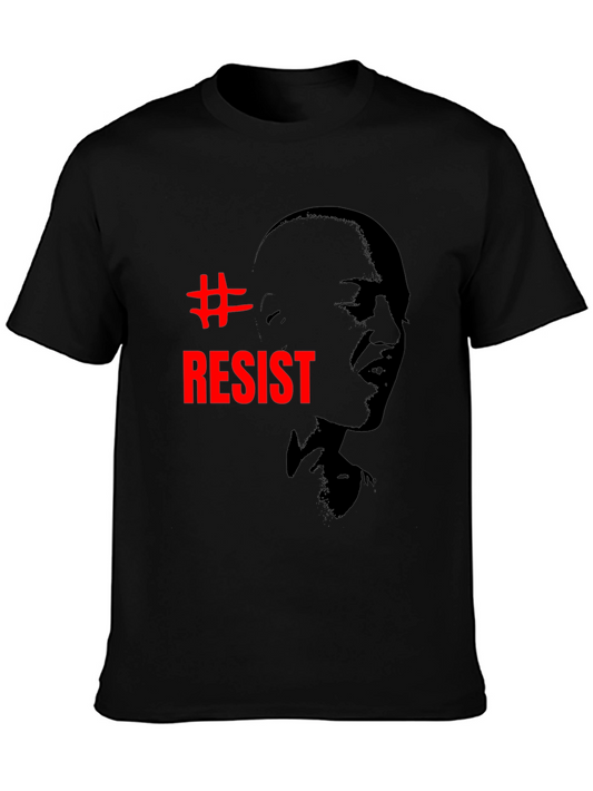 #Resist Graphic Print Black Unisex T-Shirt